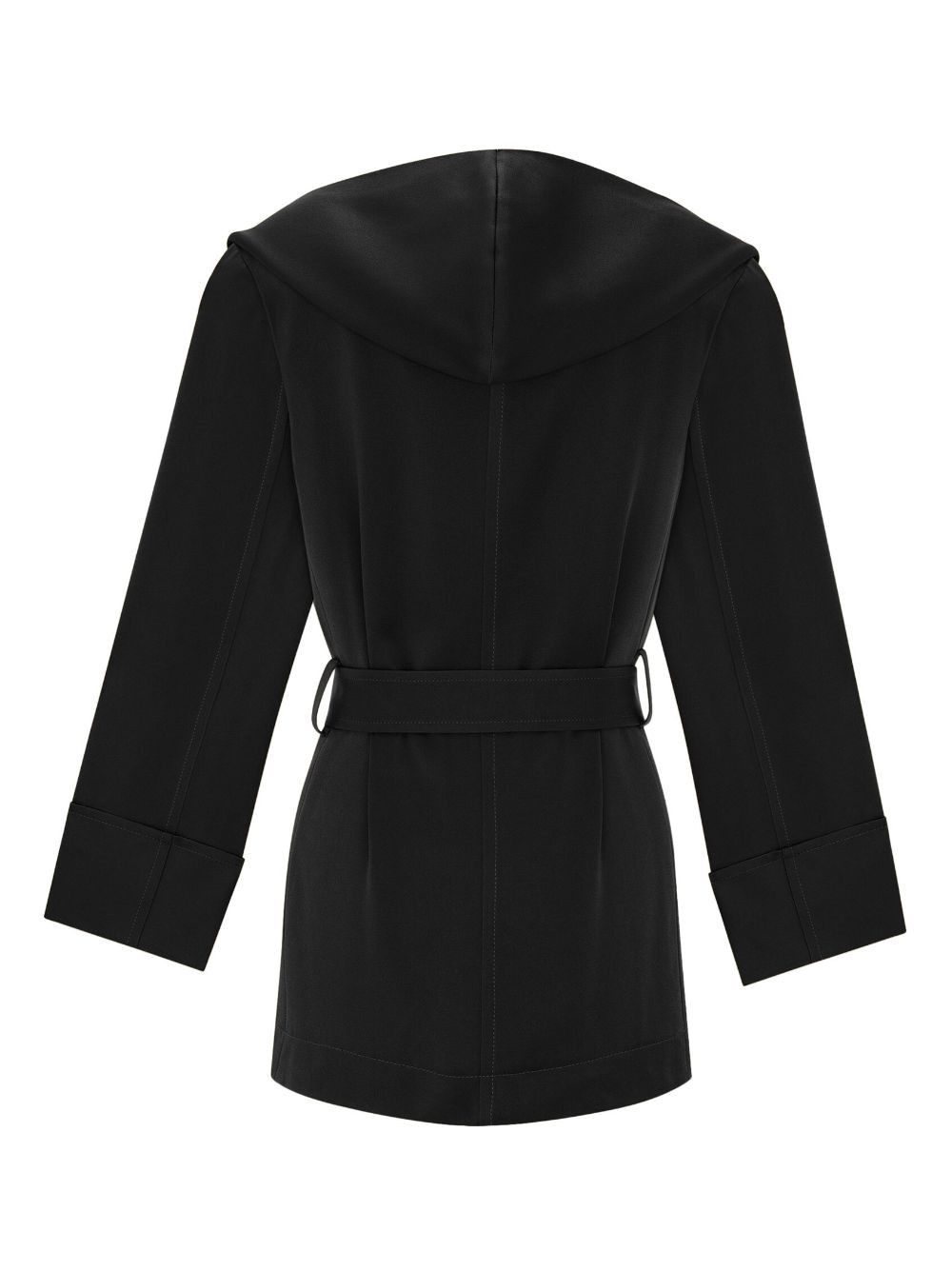 Saint Laurent Paris o1bcso1str1124 Hooded Jacket in Black Size M / US 6-8 / IT 42-44 - 4 Thumbnail