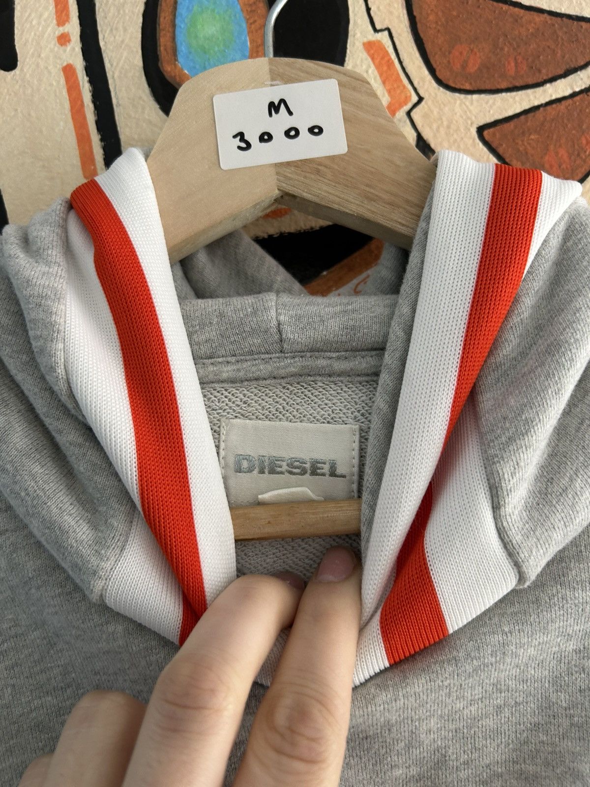Diesel × Vintage Vintage racing diesel hoodie Size US M / EU 48-50 / 2 - 4 Thumbnail
