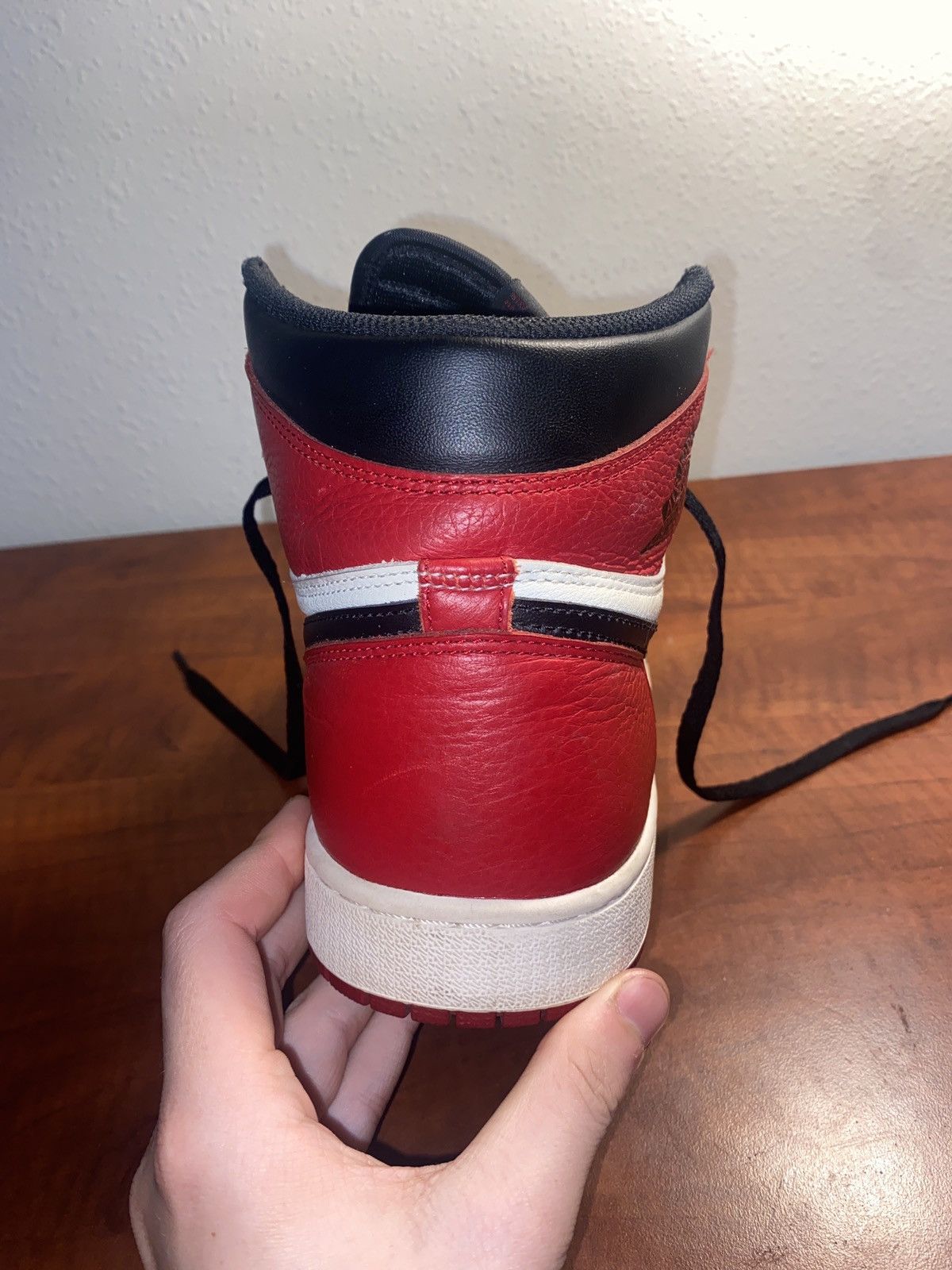 Jordan Brand Jordan 1 Bred Toe Size US 11.5 / EU 44-45 - 13 Thumbnail