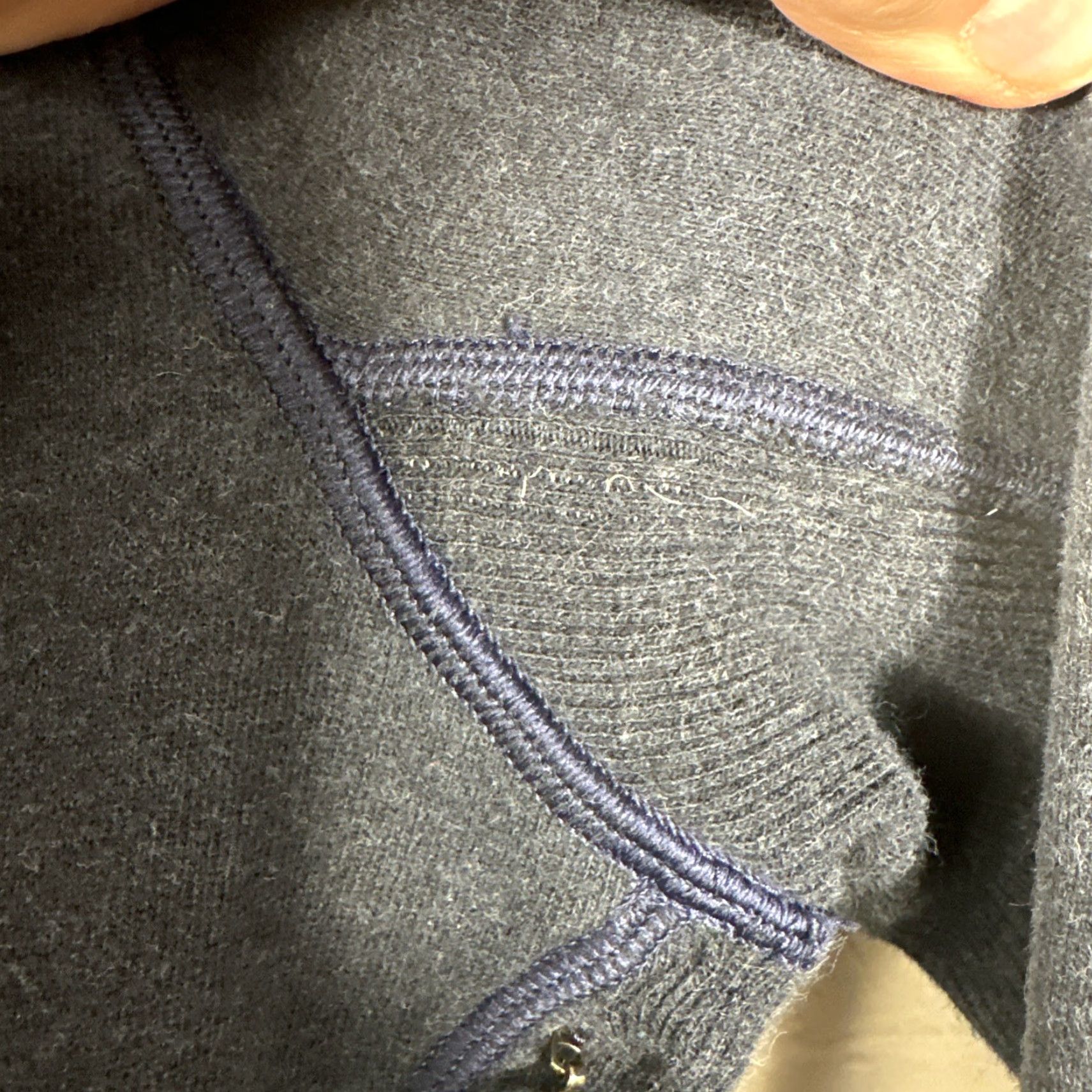 Lululemon Lululemon Women’s Ruffled Up Pullover Shirt Slim Fit Heathered Inkwell 6 Blue Womens Running Gym & Training Pullover Size M / US 6-8 / IT 42-44 - 5 Thumbnail