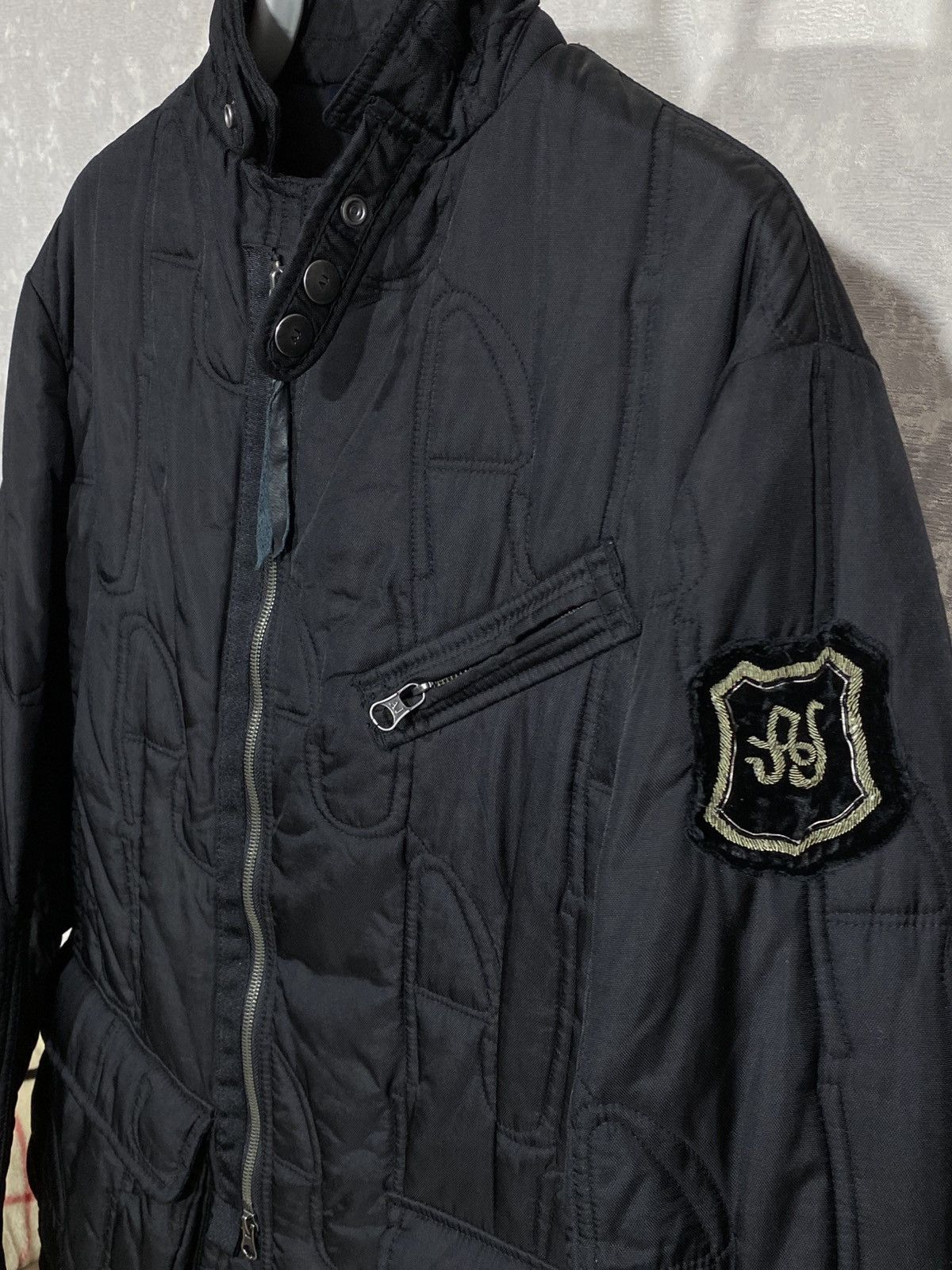 Armani × Barbour × Loro Piana Armani Jeans quilted jacket luxury Mens Size US L / EU 52-54 / 3 - 6 Thumbnail