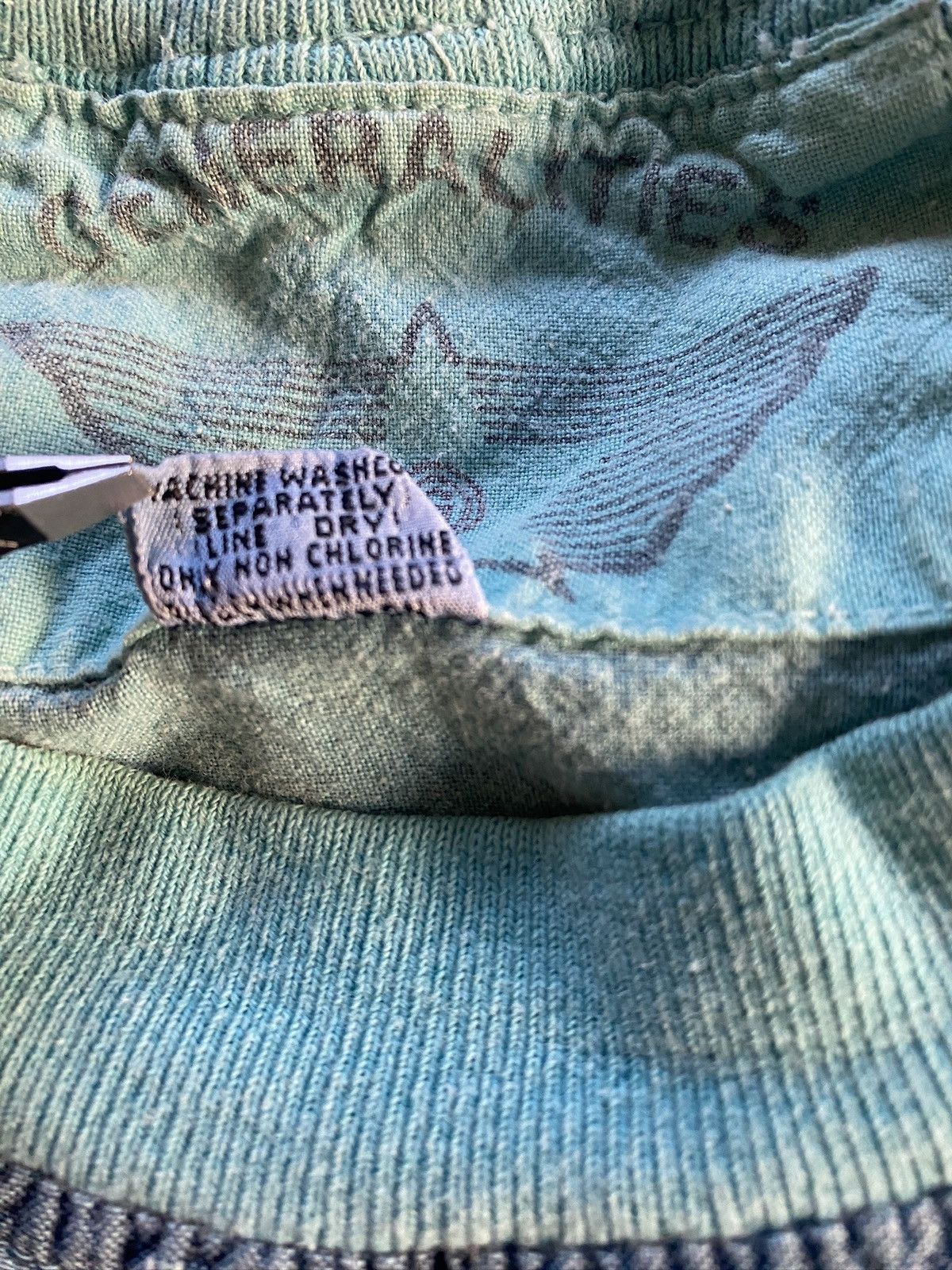 Vintage Vintage 90s Generalities Faded Striped Denim Like Pocket Tee Size US L / EU 52-54 / 3 - 9 Thumbnail