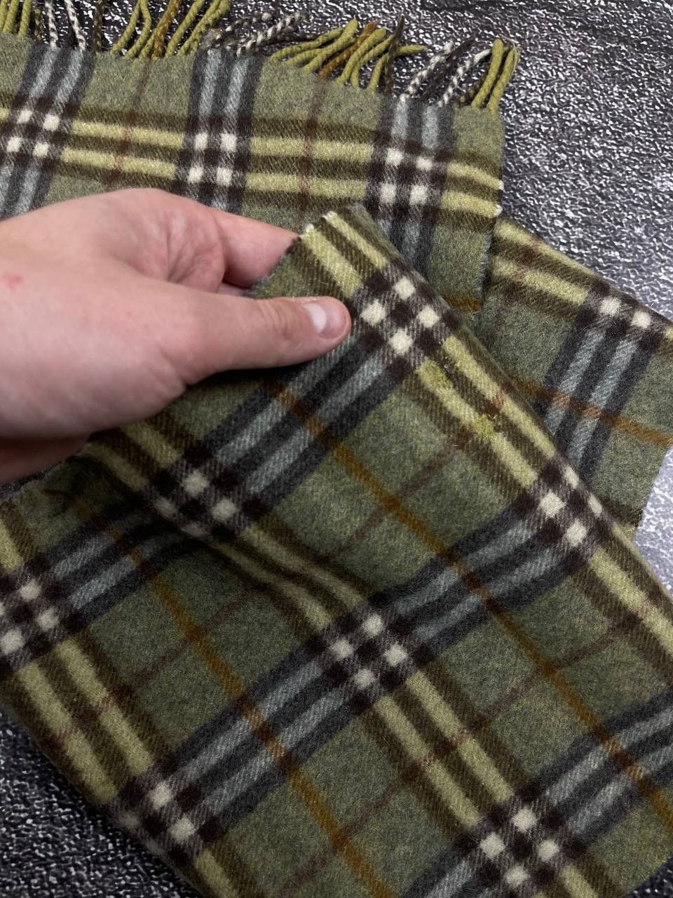 Burberry Vintage Burberrys Scarf Wool 90s Y2K Streetwear Size ONE SIZE - 4 Thumbnail