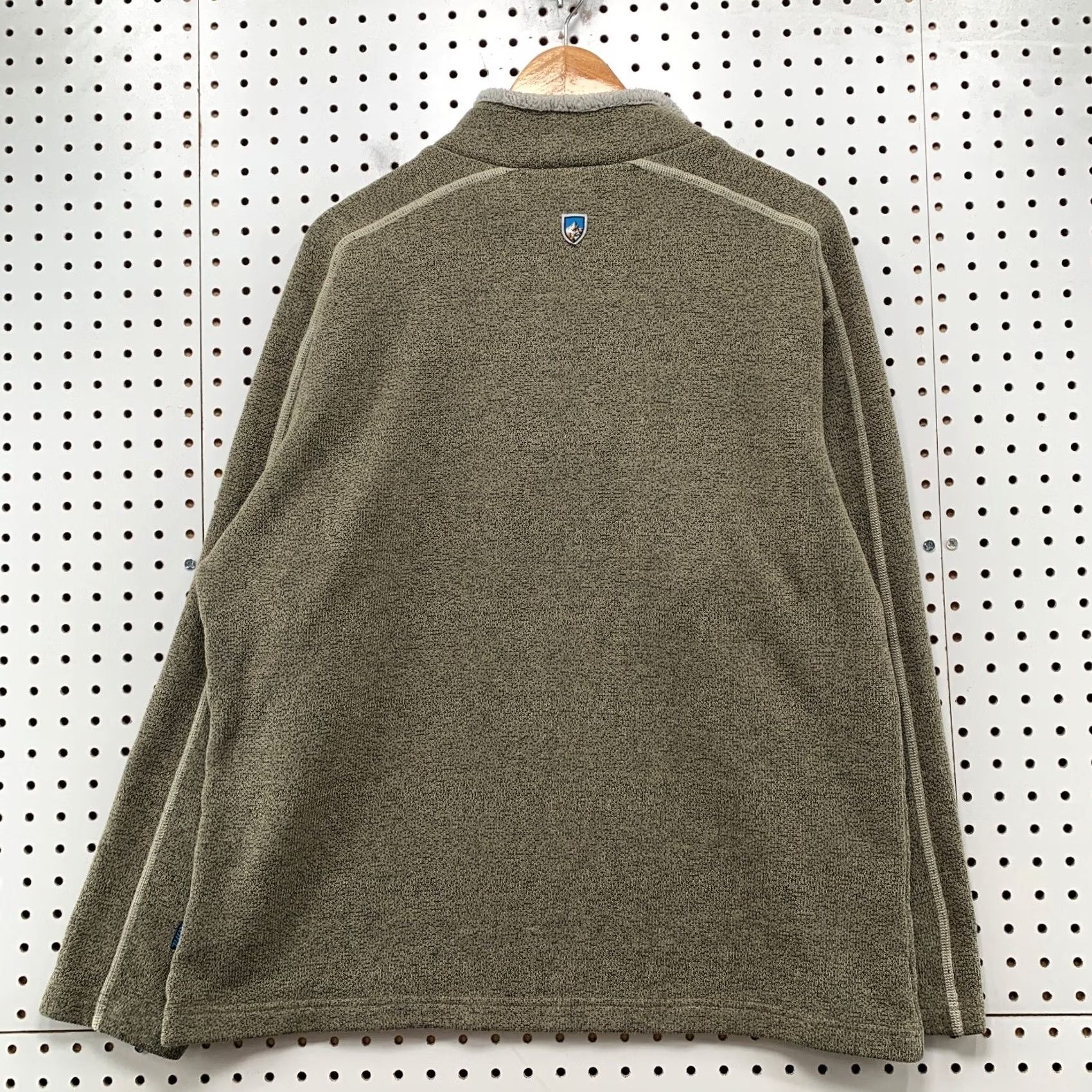 Vintage Kuhl Europa 1/4 Zip Fleece Sweatshirt Pullover Mens XL Alfpaca Oatmeal Outdoor Size US XL / EU 56 / 4 - 2 Thumbnail