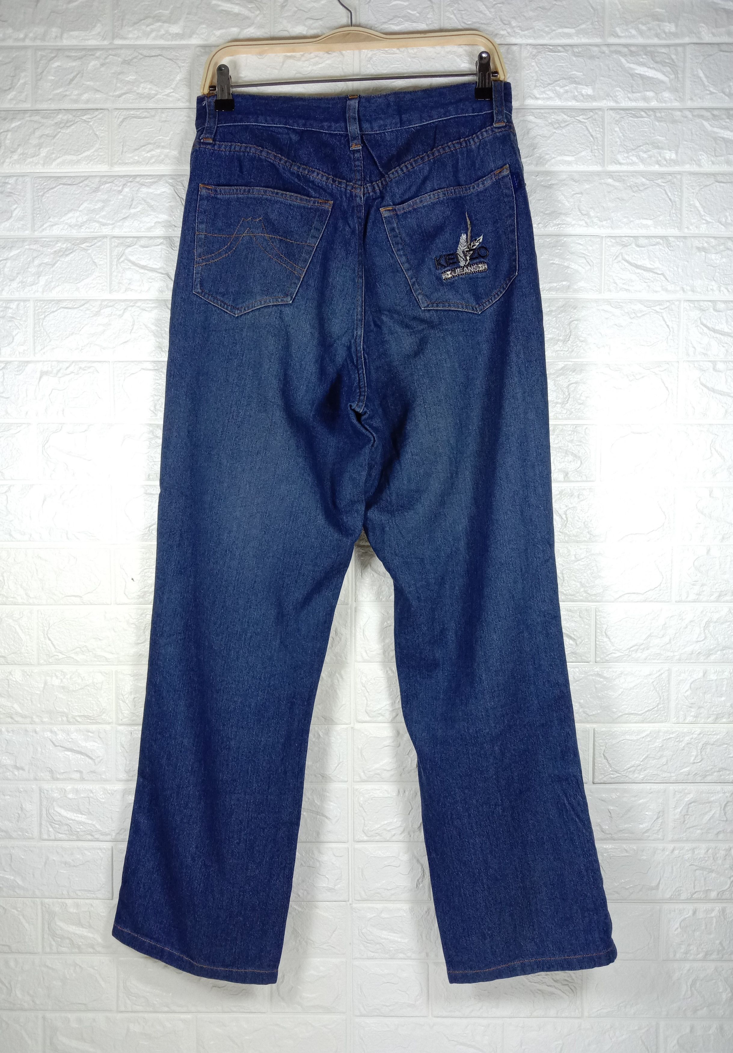 Vintage Kenzo Jeans Indigo Blue Denim