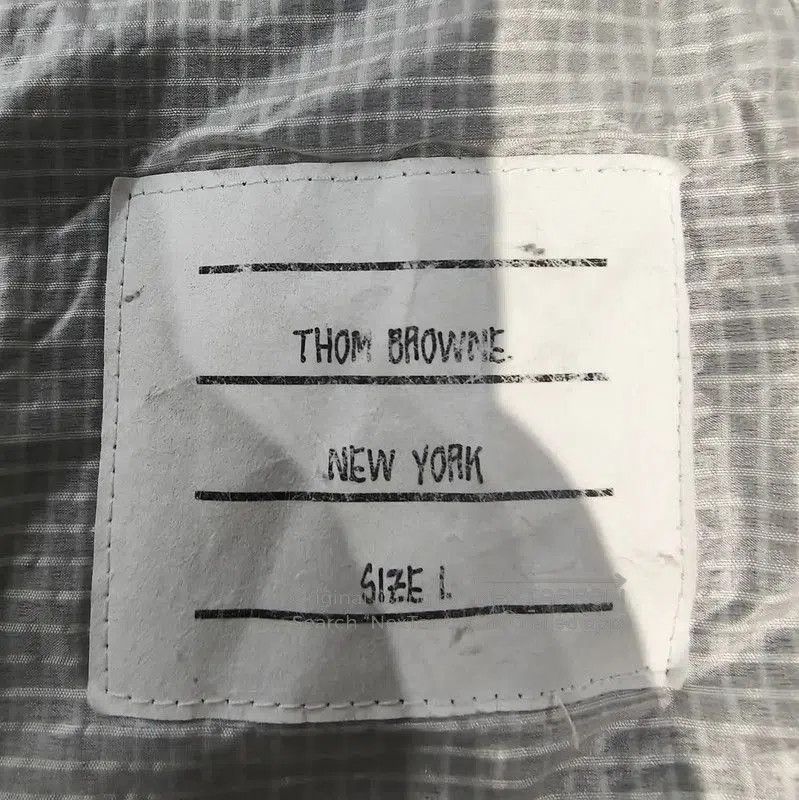 Thom Browne Thom Browne Gray Cotton Men's Jacket . Size US L / EU 52-54 / 3 - 4 Thumbnail