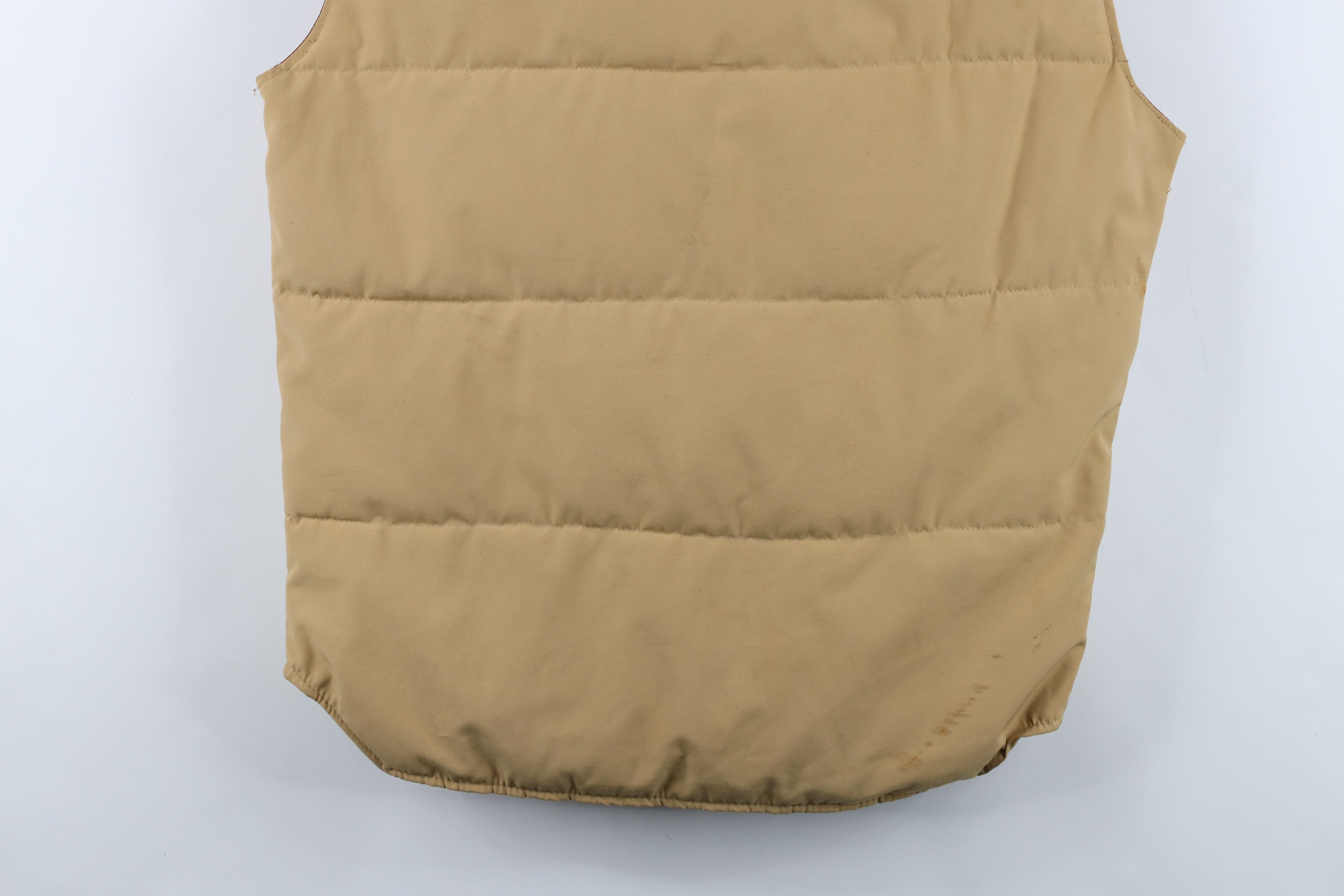 Vintage Vintage 70s Streetwear Down Puffer Vest Jacket Brown USA Size US M / EU 48-50 / 2 - 16 Thumbnail