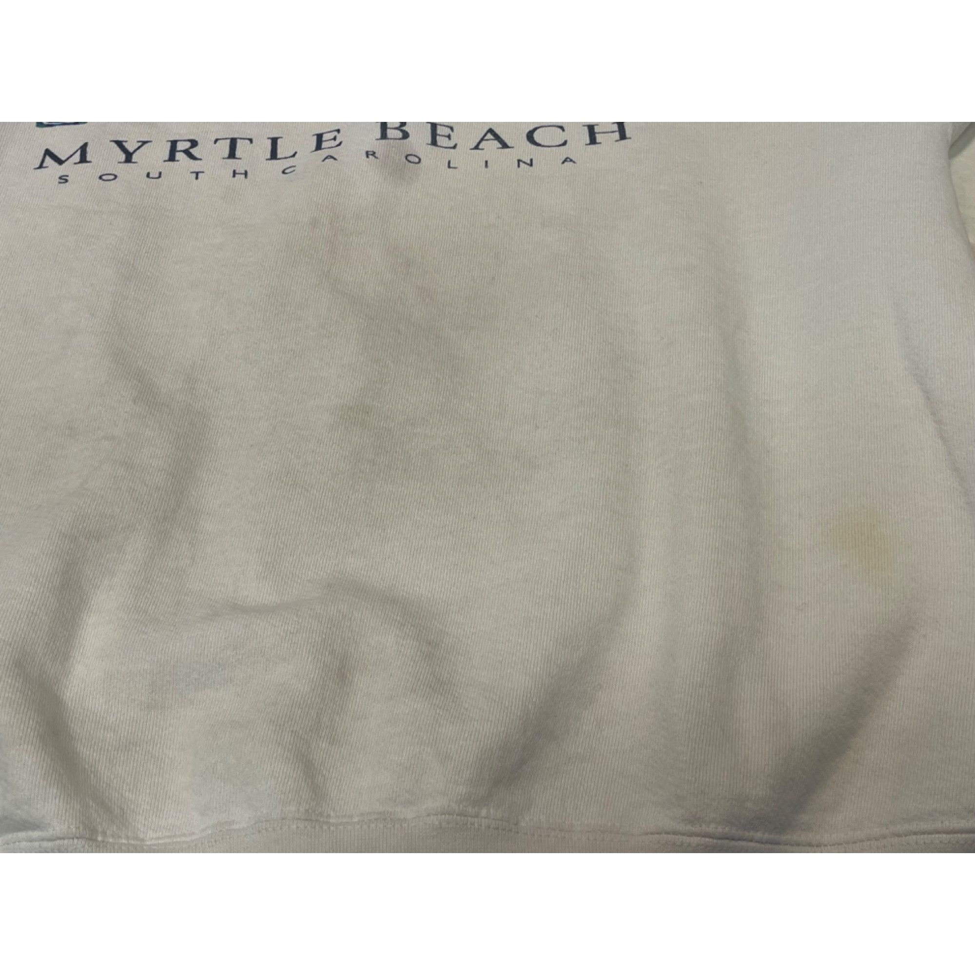 Vintage Vintage Lee Myrtle Beach White Crewneck Size US L / EU 52-54 / 3 - 4 Thumbnail