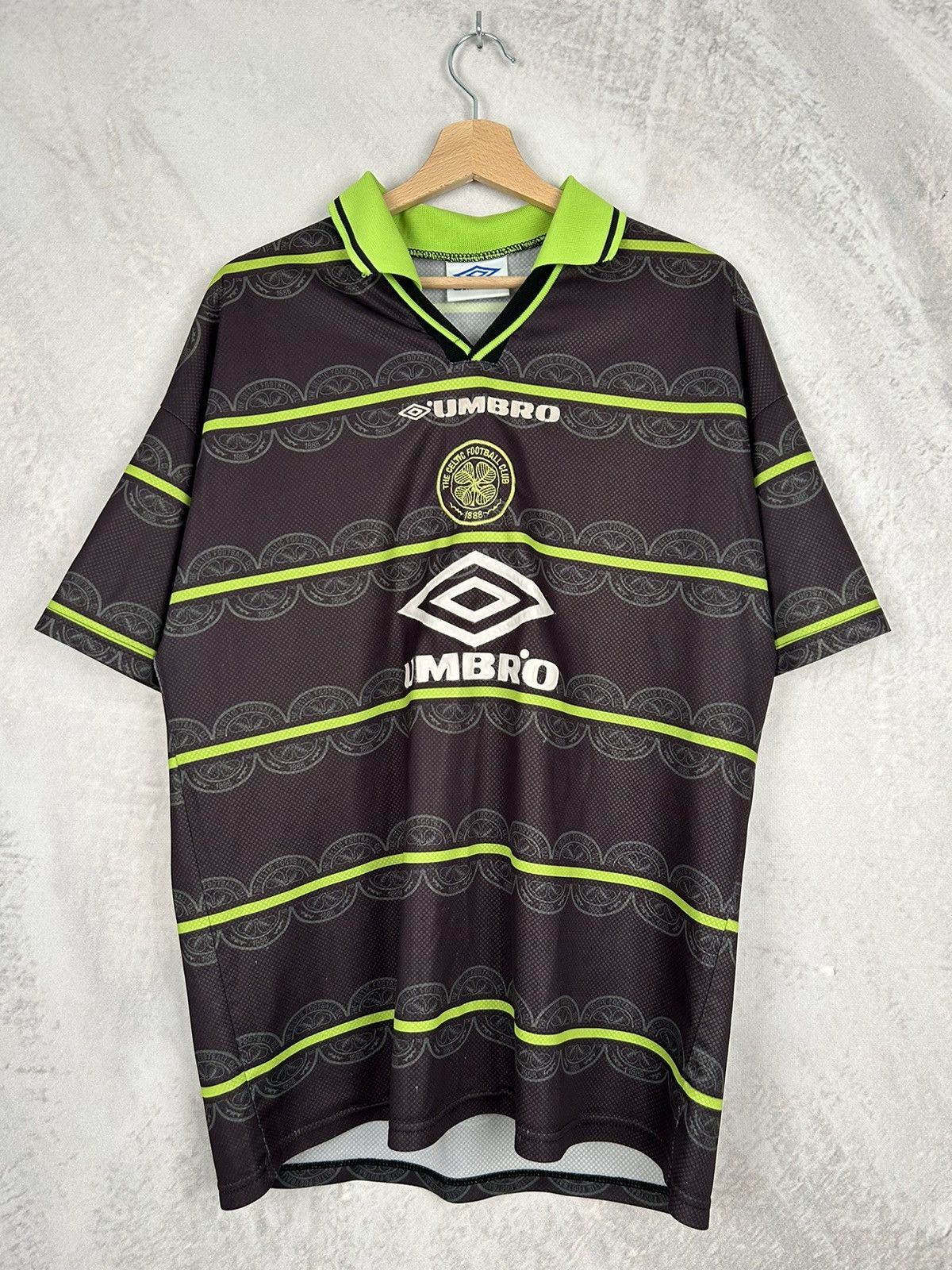 Vintage Celtic Glasgow 90s Soccer Jersey Football Rare Hype