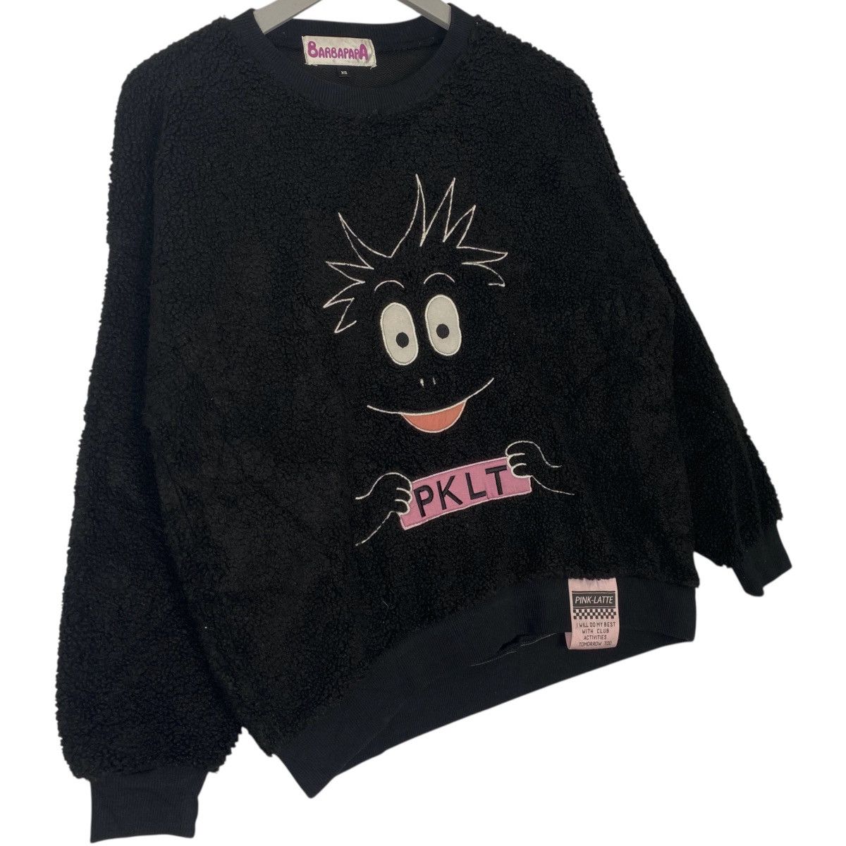 Vintage Vintage Barbapapa Fleece Sweatshirt Crewneck Black Big Logo Size US XS / EU 42 / 0 - 3 Thumbnail