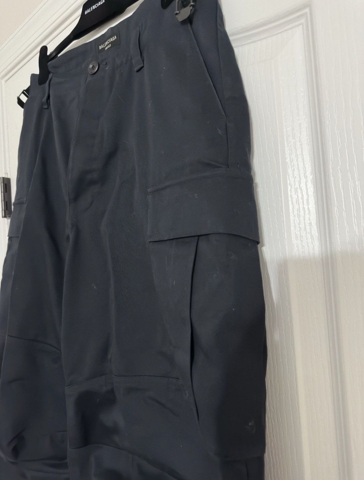 Balenciaga Balenciaga Navy Kick Cargos Size US 32 / EU 48 - 2 Thumbnail