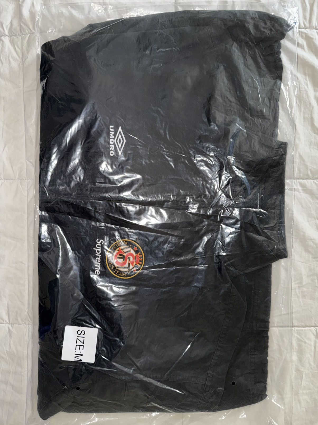 Supreme × Umbro Supreme Umbro Cotton Ripstop TrackJacket (SS26) black medium Size US M / EU 48-50 / 2 - 2 Thumbnail