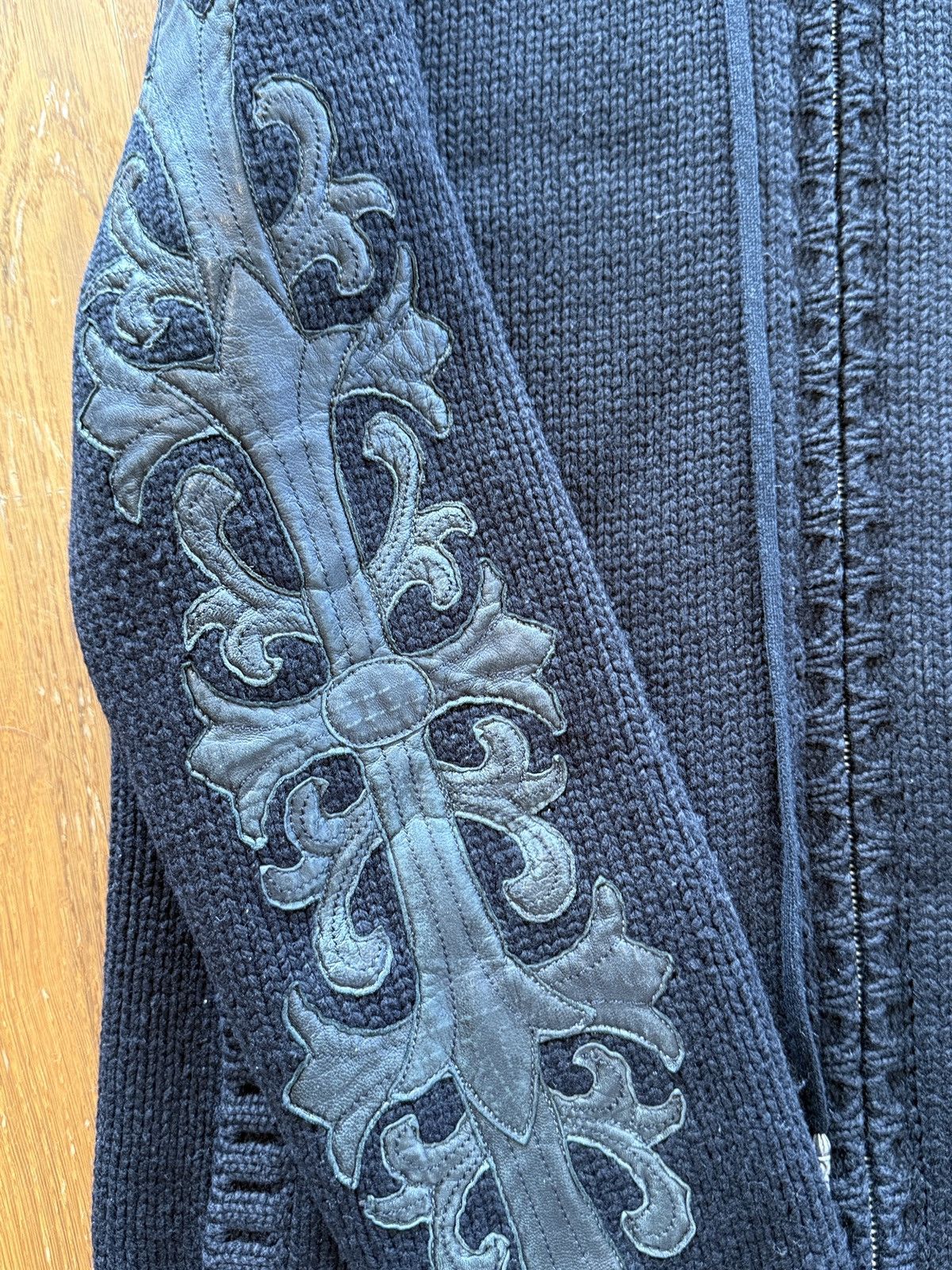 Chrome Hearts Chrome Hearts Cashmere Patches 1-of-1 Zip Up Size US L / EU 52-54 / 3 - 3 Thumbnail