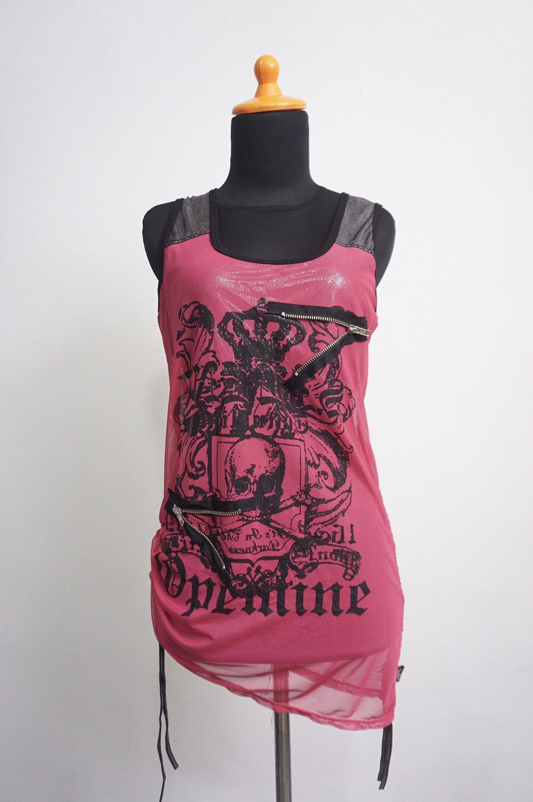 If Six Was Nine Y2K punk mesh tanktop Size S / US 4 / IT 40 - 1 Thumbnail