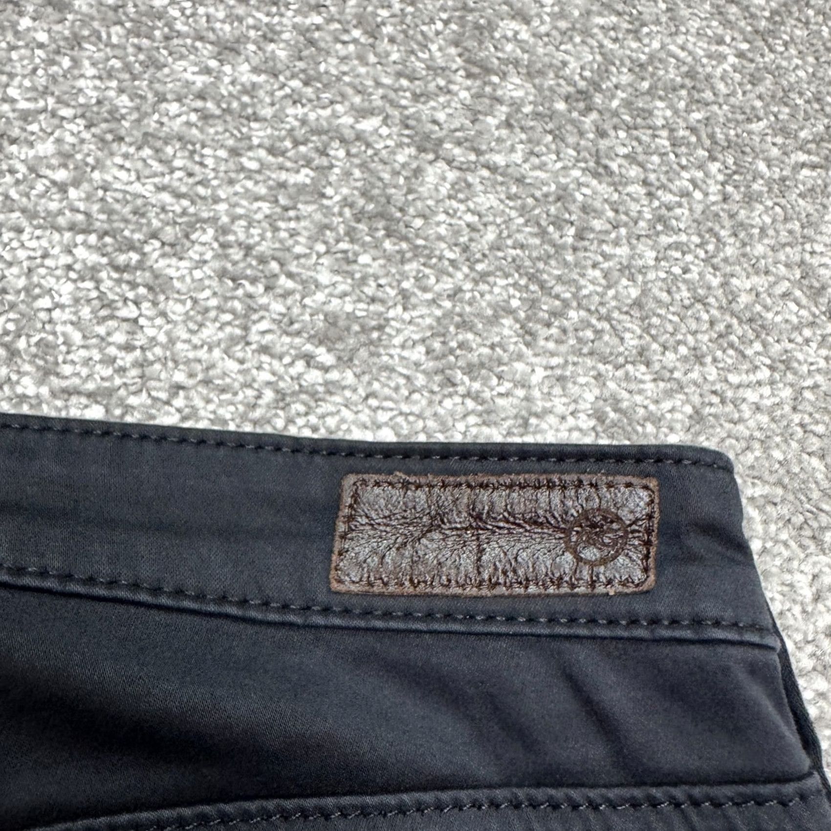 Vintage AG Adriano Goldschmied The Legging Super Skinny Pants Womens 30R Black Size 30" / US 8 / IT 44 - 6 Thumbnail