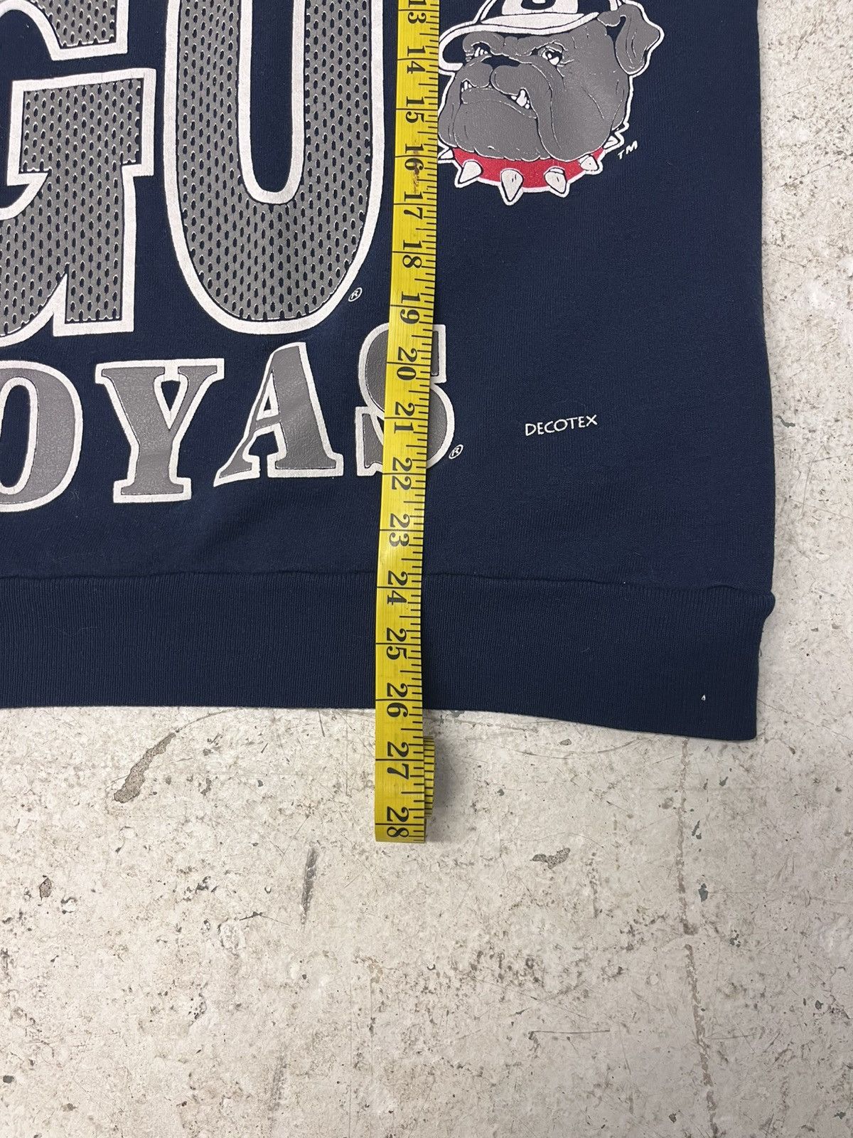 Vintage Vintage navy blue georgetown sweatshirt Size US L / EU 52-54 / 3 - 5 Thumbnail