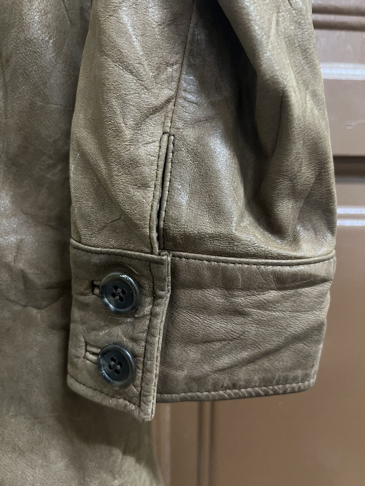 Designer MON AMI PIERLOT DESIGN CLAUSIE PIERLOT JACKET LEATHER.(GJ31) Size US S / EU 44-46 / 1 - 13 Thumbnail