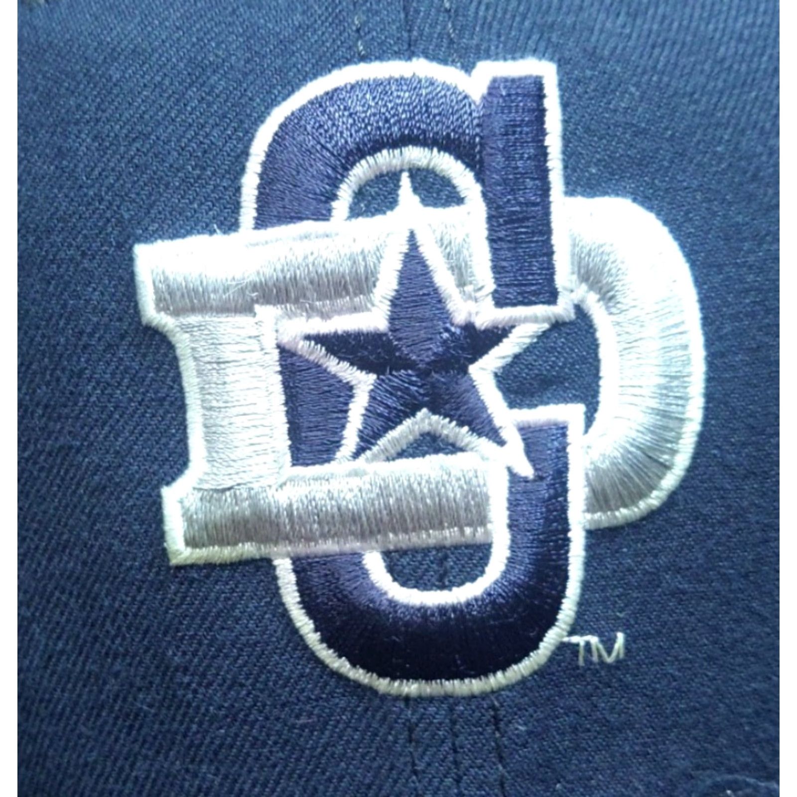 New Era VINTAGE Dallas Cowboys Pro Model Fitted Hat - Original New Era Wool Trucker Style Blue 1990s Mens/Adult L Official USA Size ONE SIZE - 2 Thumbnail