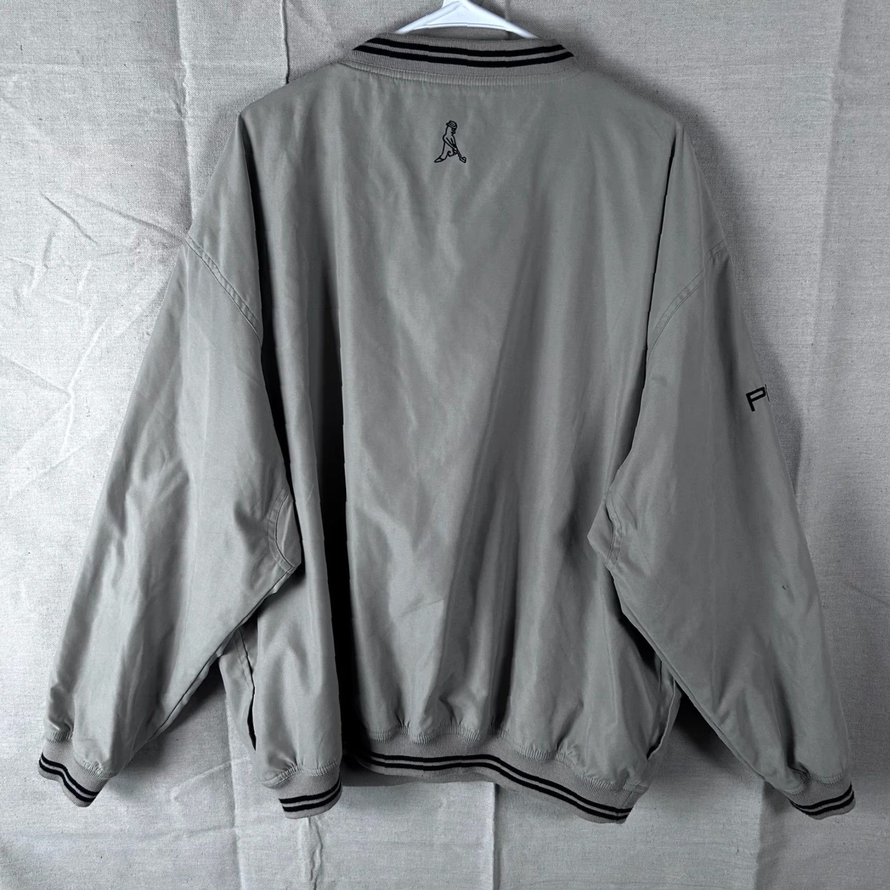 Vintage VINTAGE Ping Collection V-Neck Golf Windbreaker Pullover Jacket Mens XL Beige Size US XL / EU 56 / 4 - 4 Thumbnail