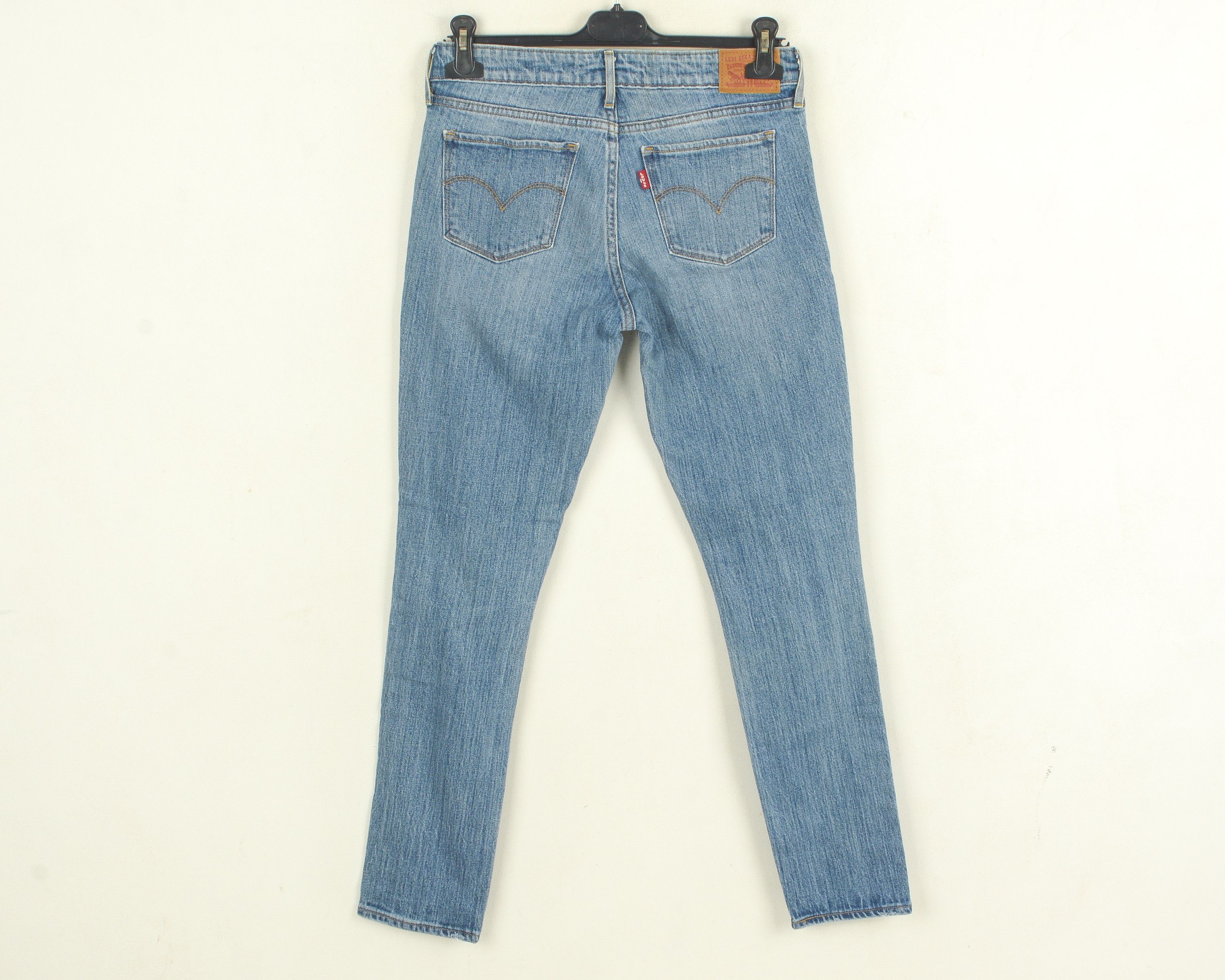 Levi's STRAUSS 711 Women W28 L30 Skinny Jeans Trousers Mid Rise Size 28" / US 6 / IT 42 - 3 Thumbnail
