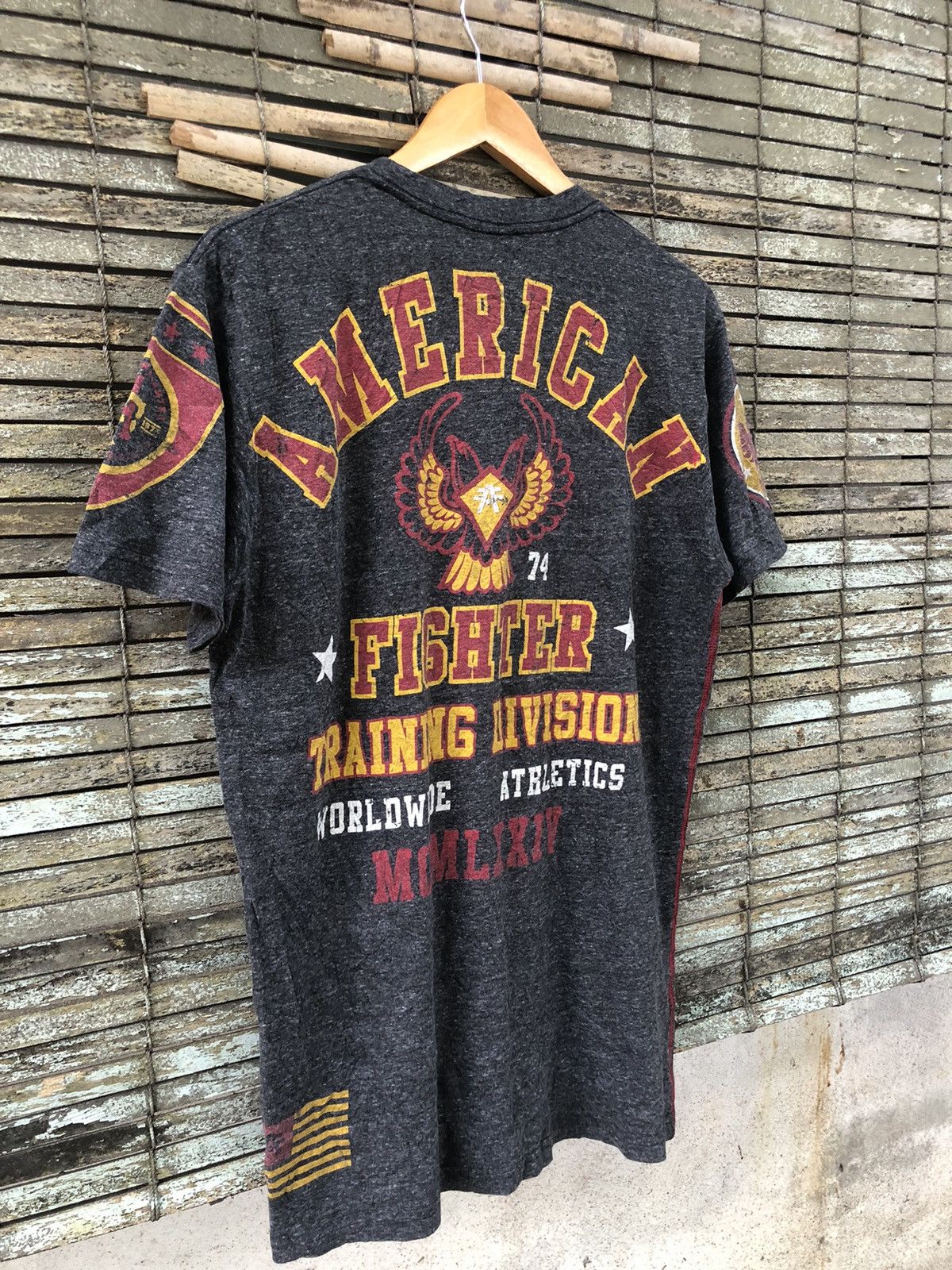 Affliction × Vintage OVP American Fighter By Affliction Tshirt Size US L / EU 52-54 / 3 - 3 Thumbnail