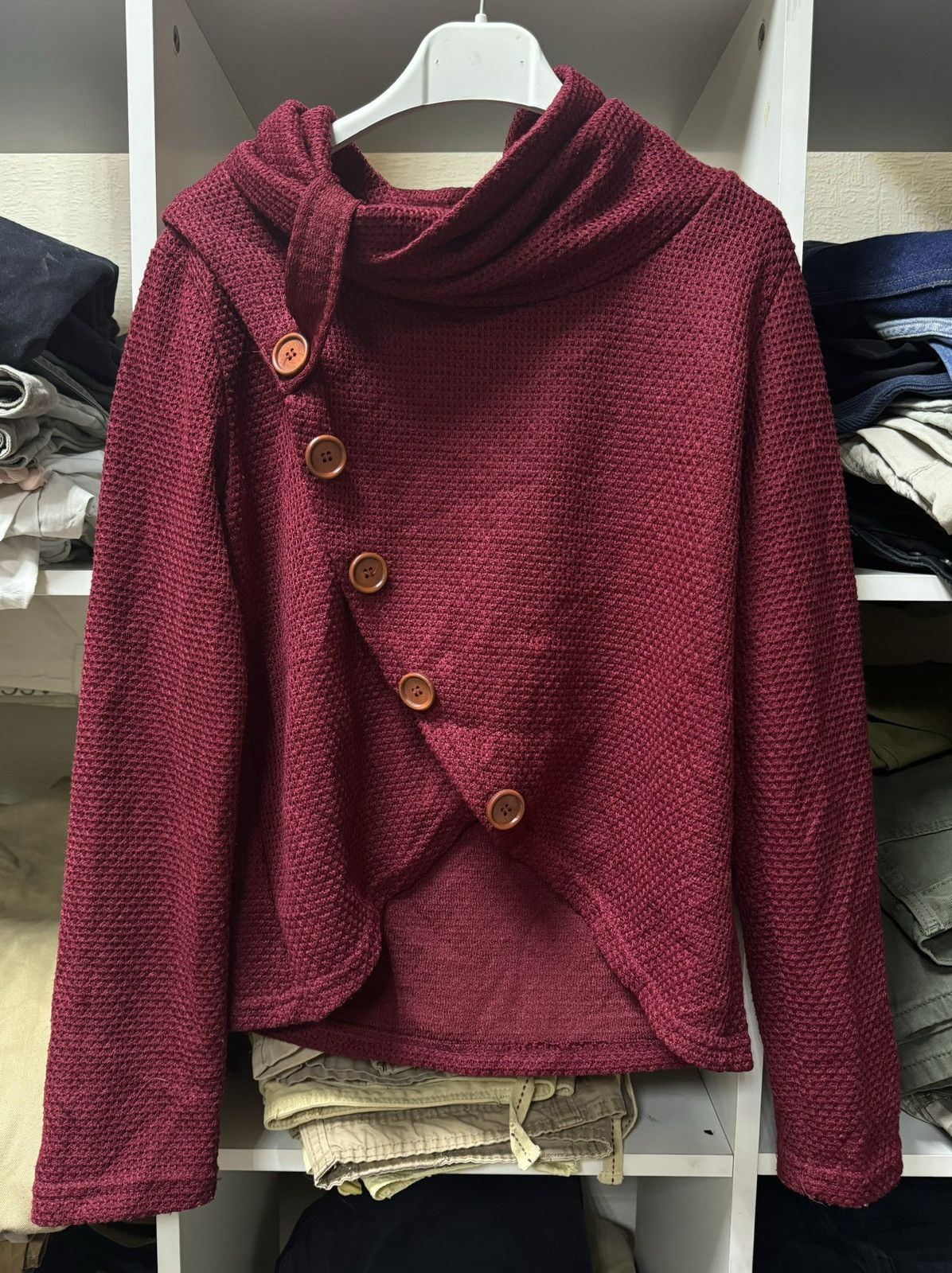 Hysteric Glamour Vintage Japanese Asymmetric Vivienne Westwood Style Sweater Size S / US 4 / IT 40 - 1 Thumbnail