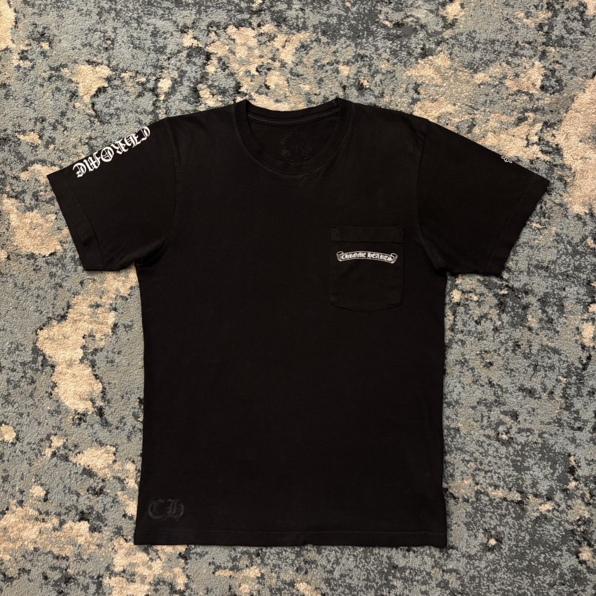 Chrome Hearts Chrome Hearts Cemetery Cross Logo T Shirt Size Small Size US S / EU 44-46 / 1 - 2 Thumbnail