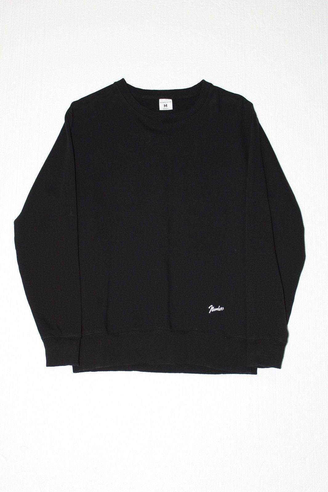 Number (N)ine Logo Crewneck Sweatshirt Size US M / EU 48-50 / 2 - 1 Thumbnail