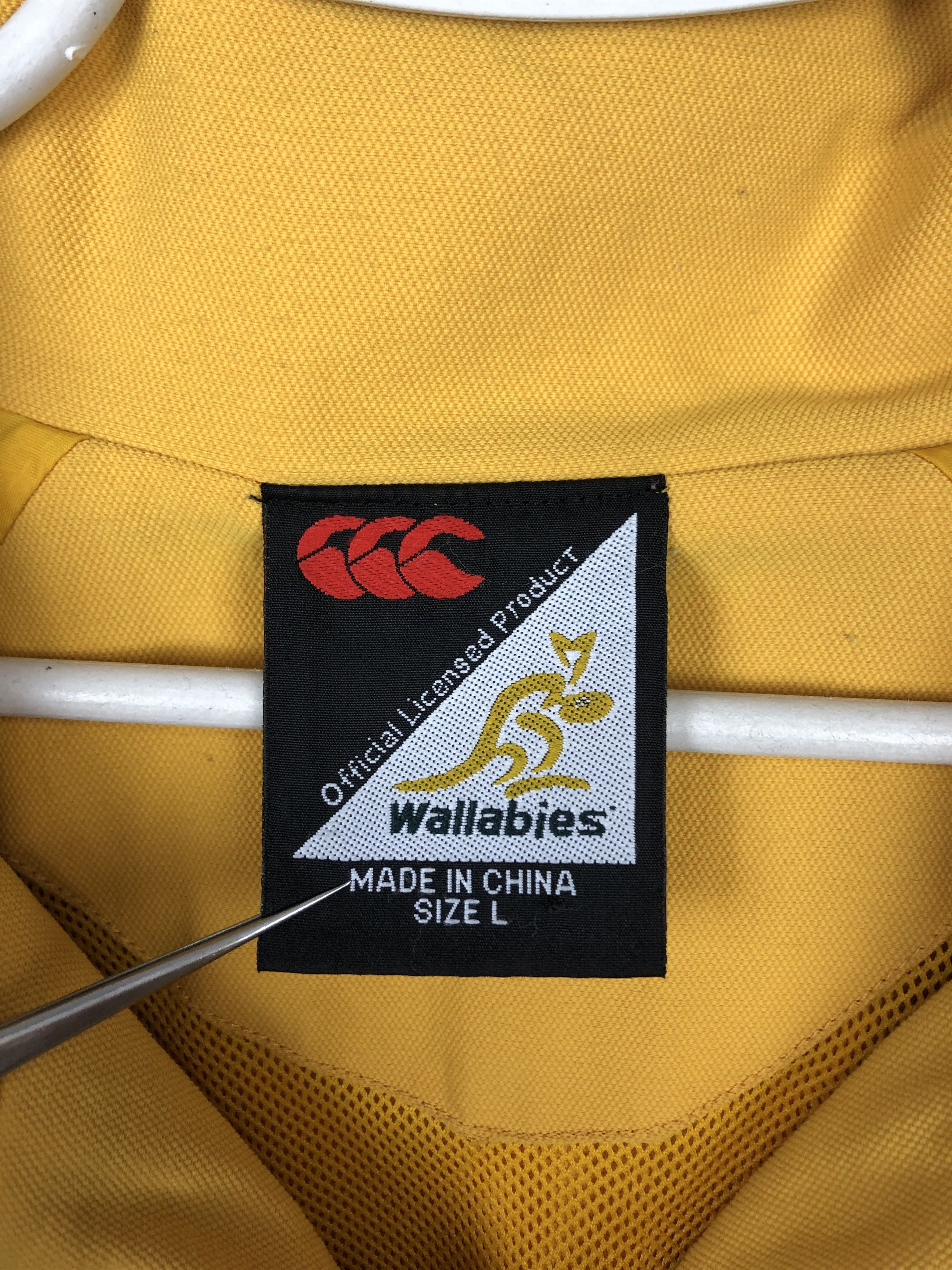 Vintage Vintage 90's Canterbury Australia Rugby Jacket Wallabies Size US L / EU 52-54 / 3 - 10 Thumbnail