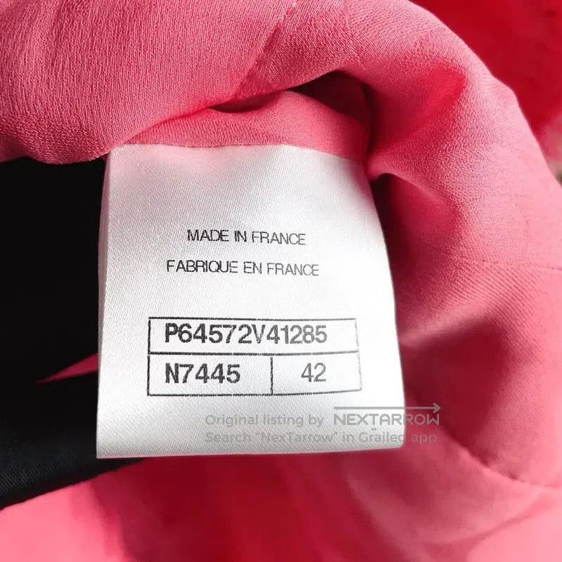 Chanel Chanel Pink Wool Blend Women’s Jacket . Size L / US 10 / IT 46 - 7 Thumbnail