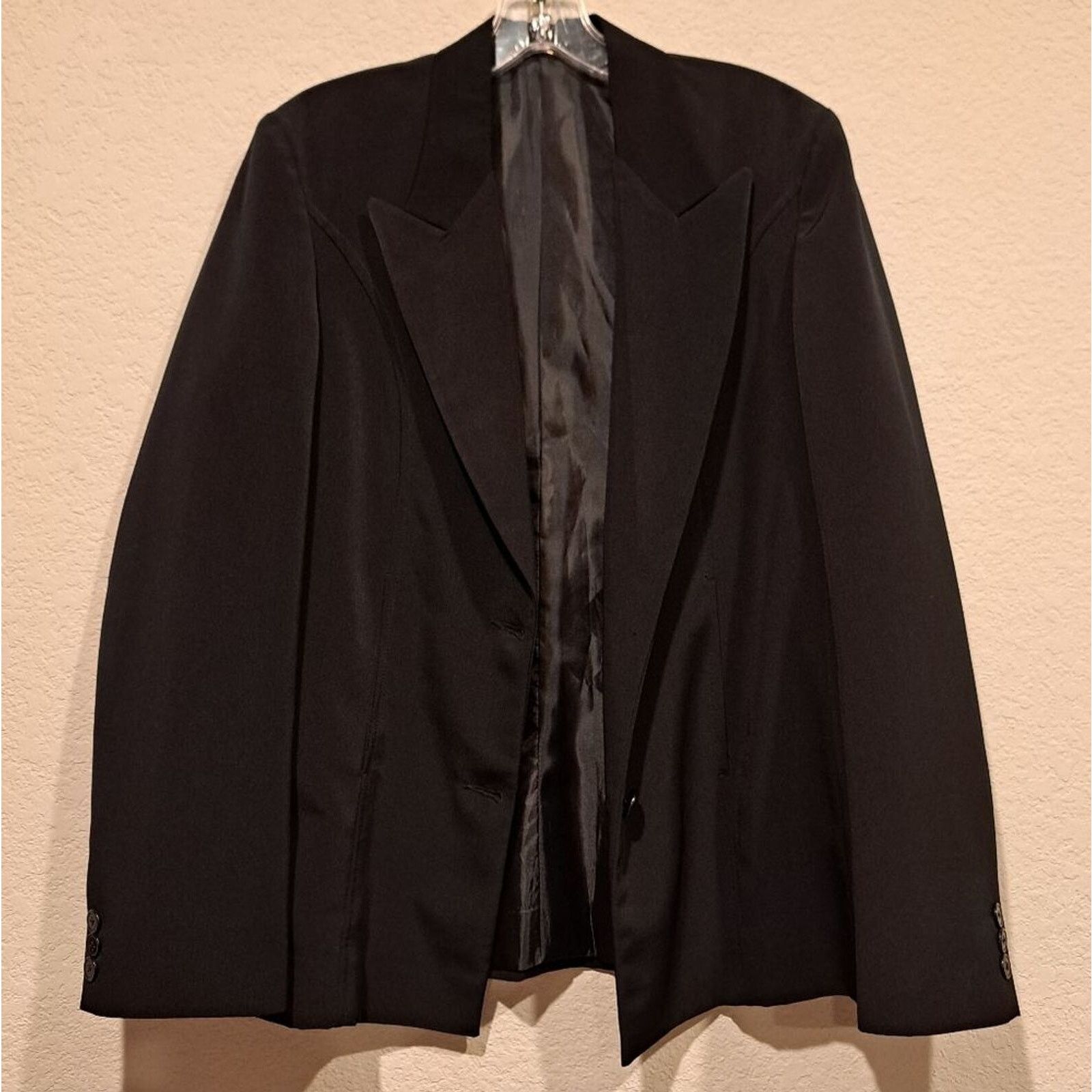 Other Clipper black one-button blazer two pockets size L Size L / US 10 / IT 46 - 6 Thumbnail