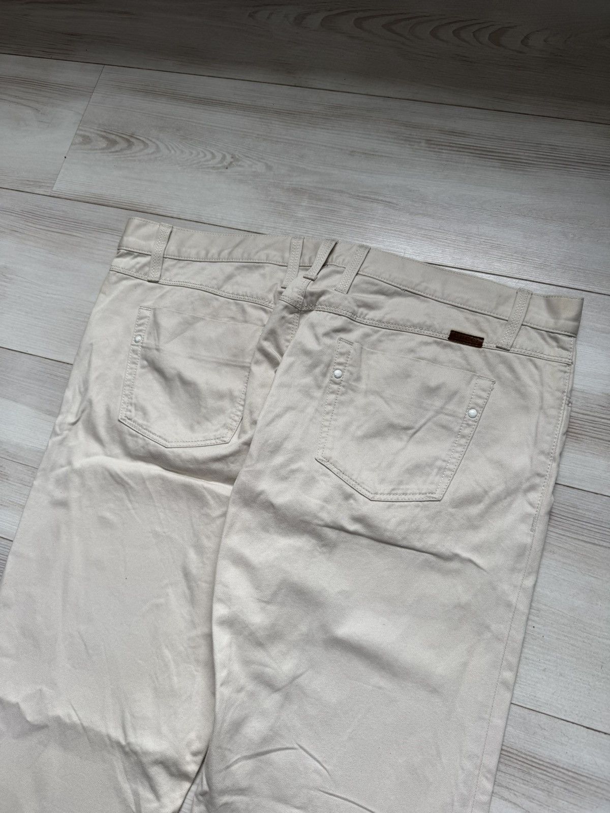 Gucci AW09 cream pants luxury designer Made in Italy