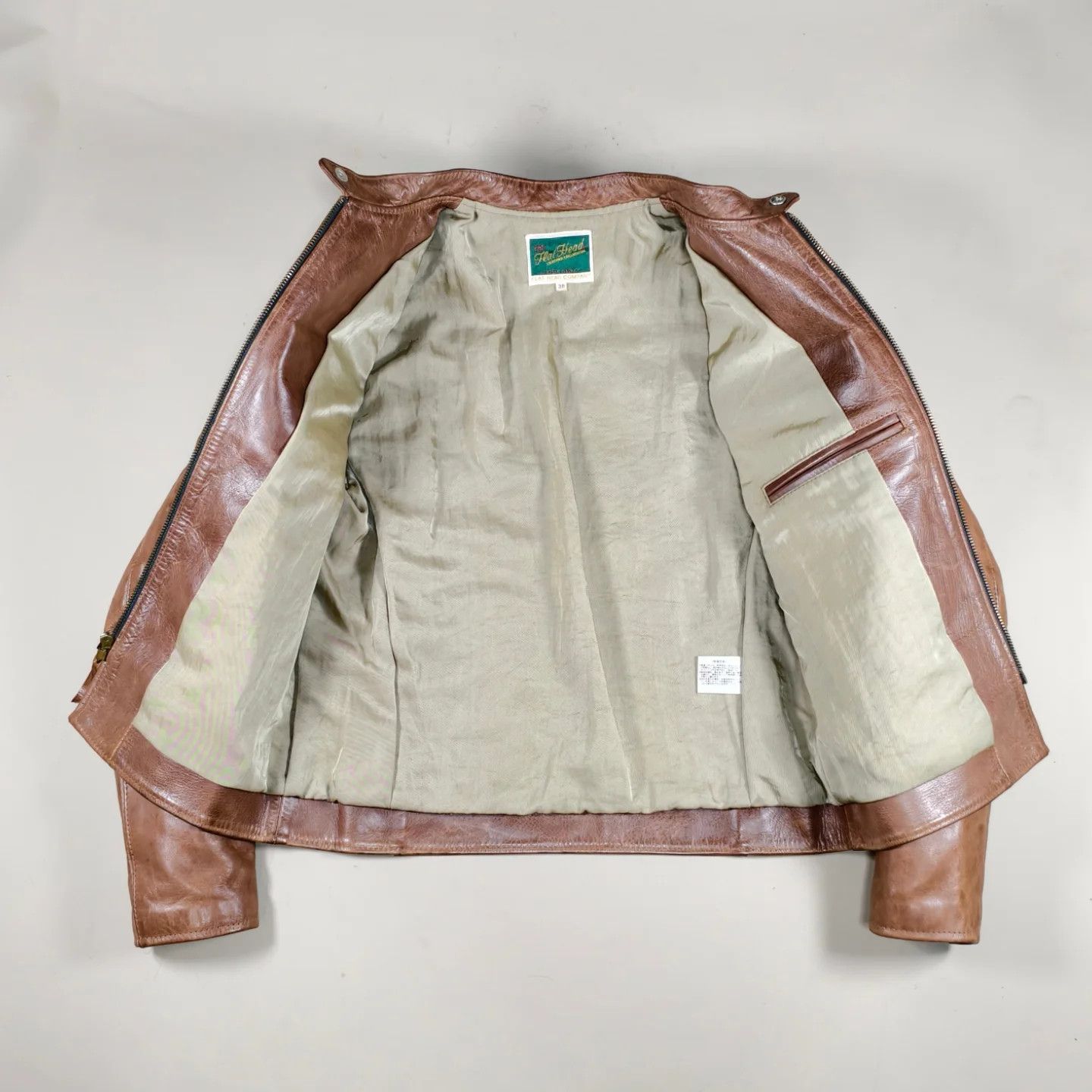 The Flat Head The Flat Head Co. SRJ-02 Shinki Horsehide Leather Jacket Size US S / EU 44-46 / 1 - 3 Thumbnail