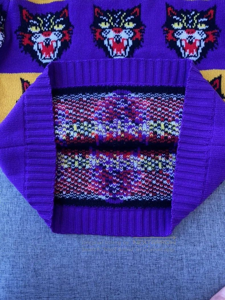 Gucci Gucci Animal pattern knitted sweater Size US L / EU 52-54 / 3 - 5 Thumbnail