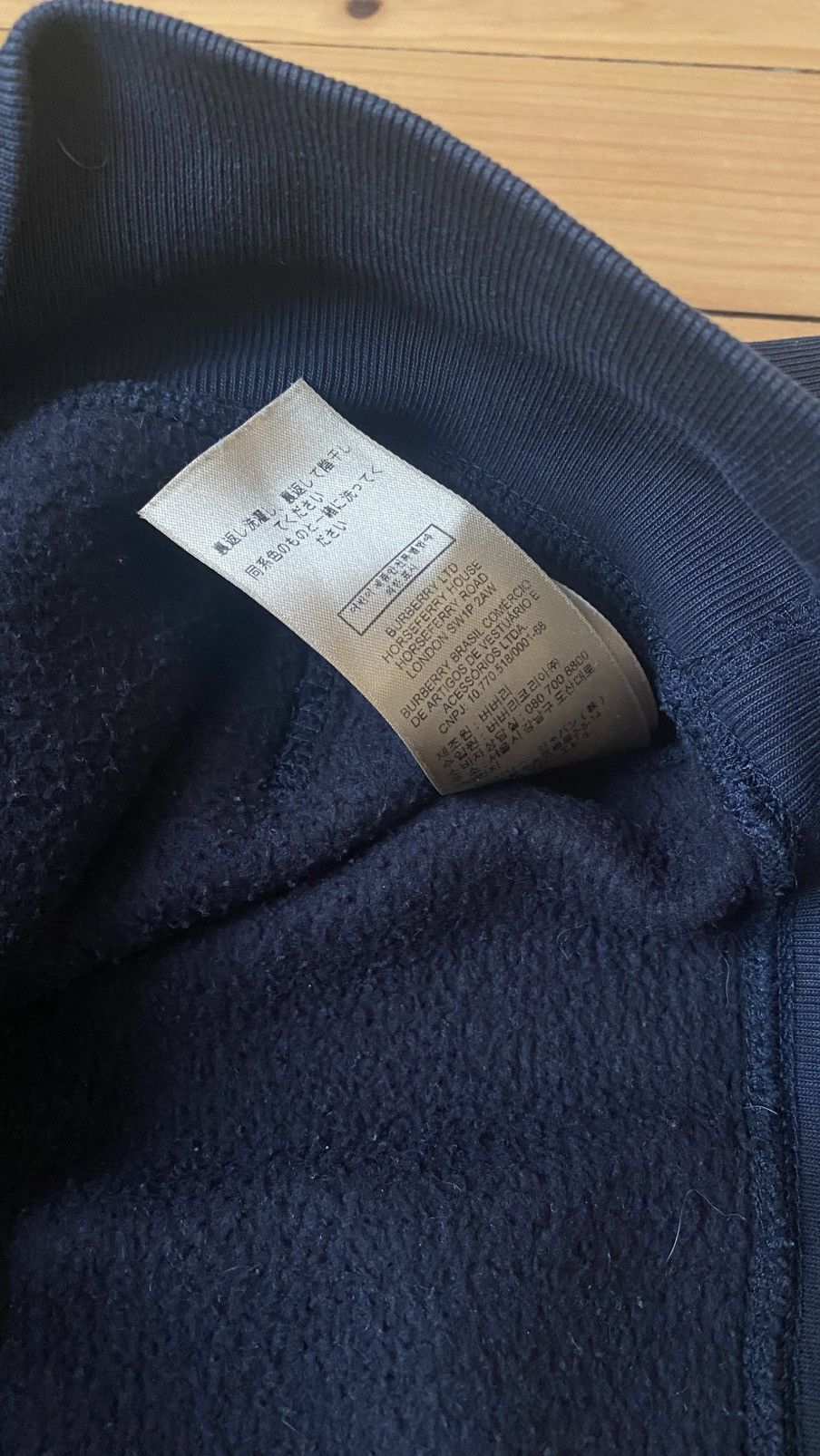 Burberry Sweat bleu marine burberry Size US XS / EU 42 / 0 - 7 Thumbnail