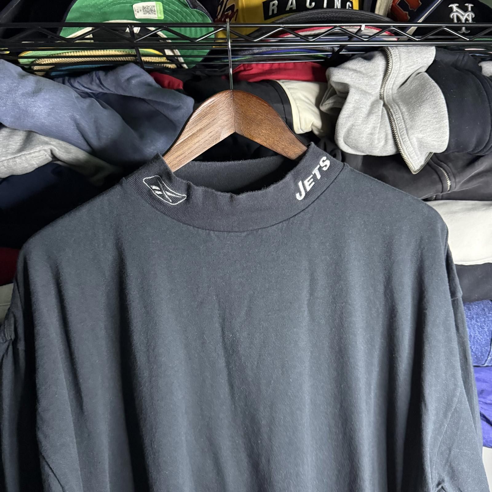 Reebok Vintage Reebok Jets Long Sleeve Size US XL / EU 56 / 4 - 2 Thumbnail