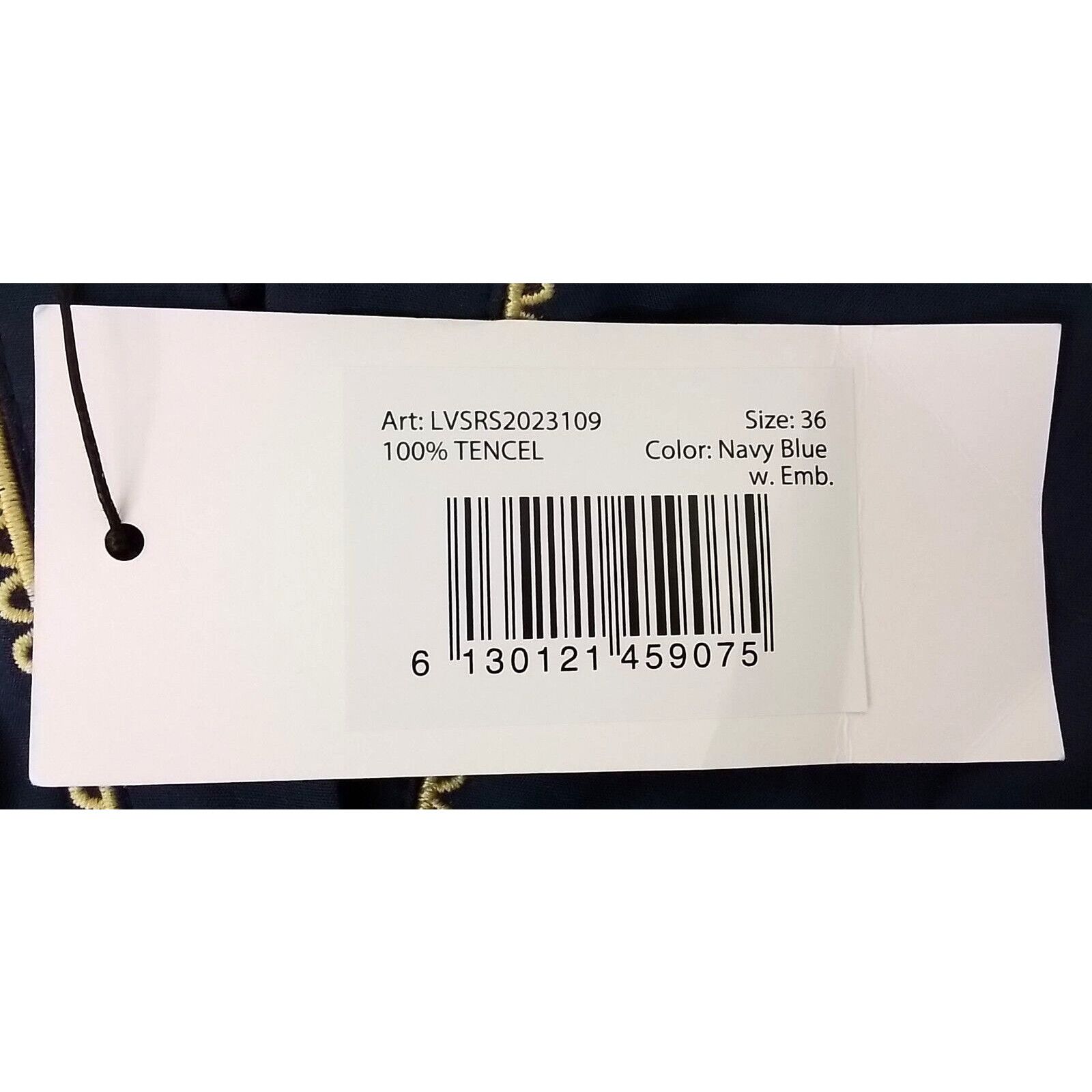 Other Lug Von Siga Dress Women's Size 36 Navy Blue Embroiderd NWT Size XS / US 0-2 / IT 36-38 - 8 Thumbnail