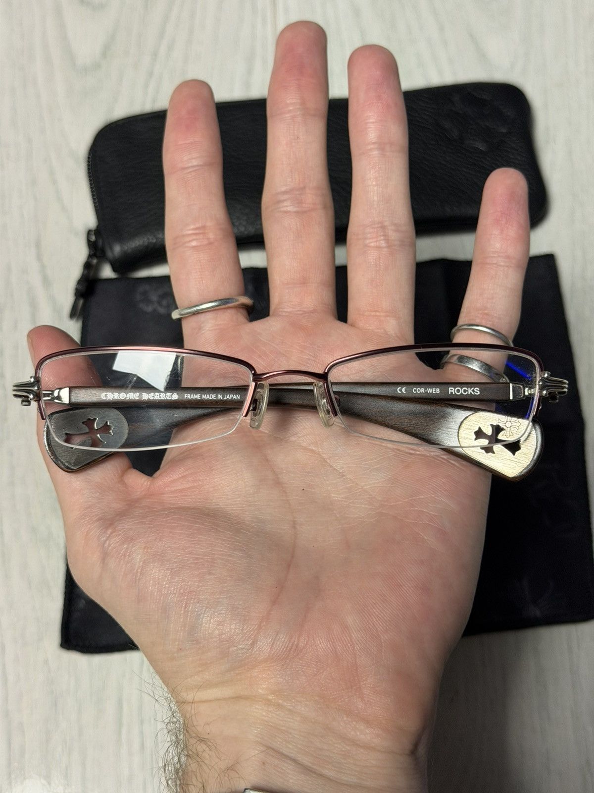 Chrome Hearts Chrome Hearts Wood “Rocks” Glasses Size ONE SIZE - 1 Thumbnail