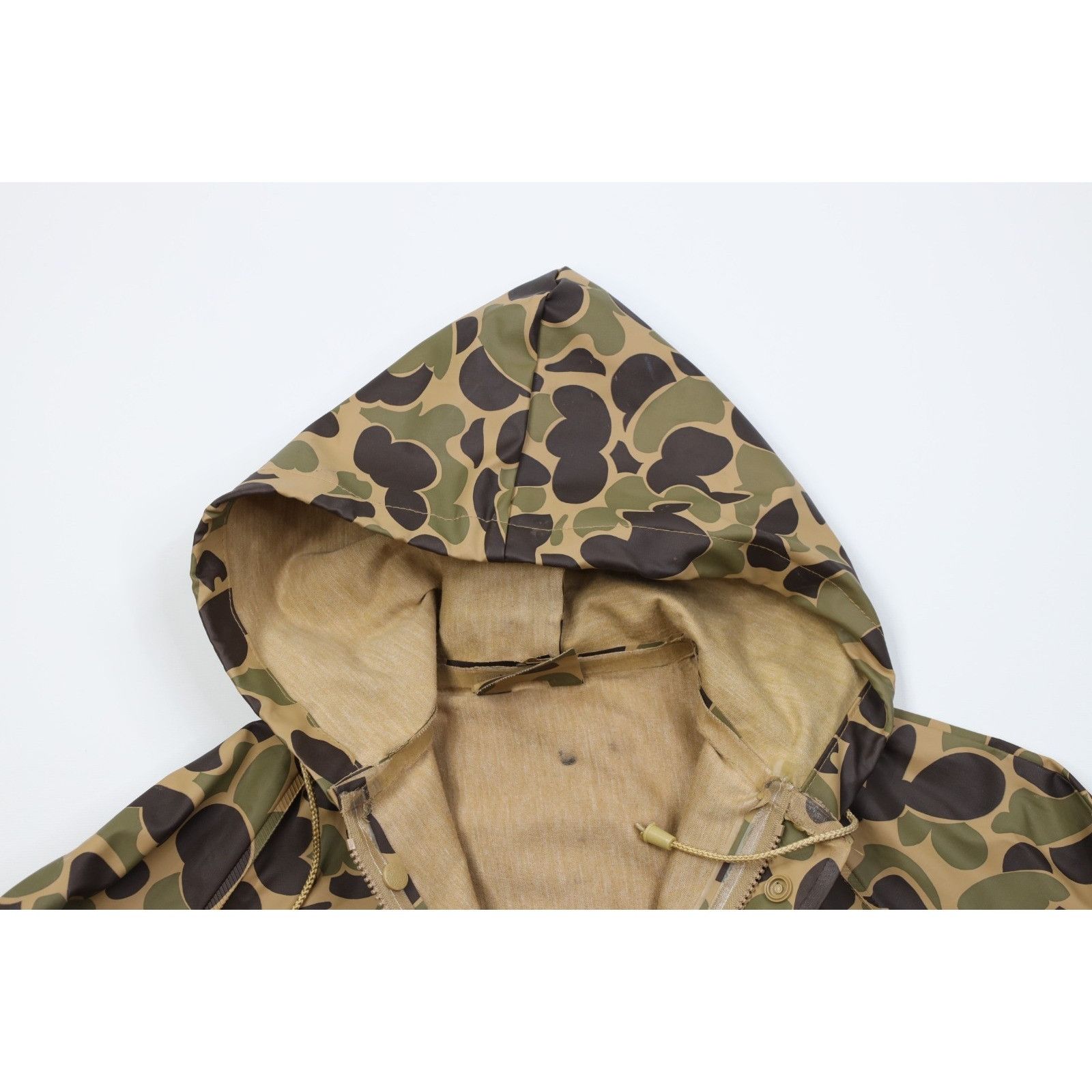 Vintage Vintage 90s 2 Piece Waterproof Frogskin Camouflage Rain Suit Size US L / EU 52-54 / 3 - 3 Thumbnail