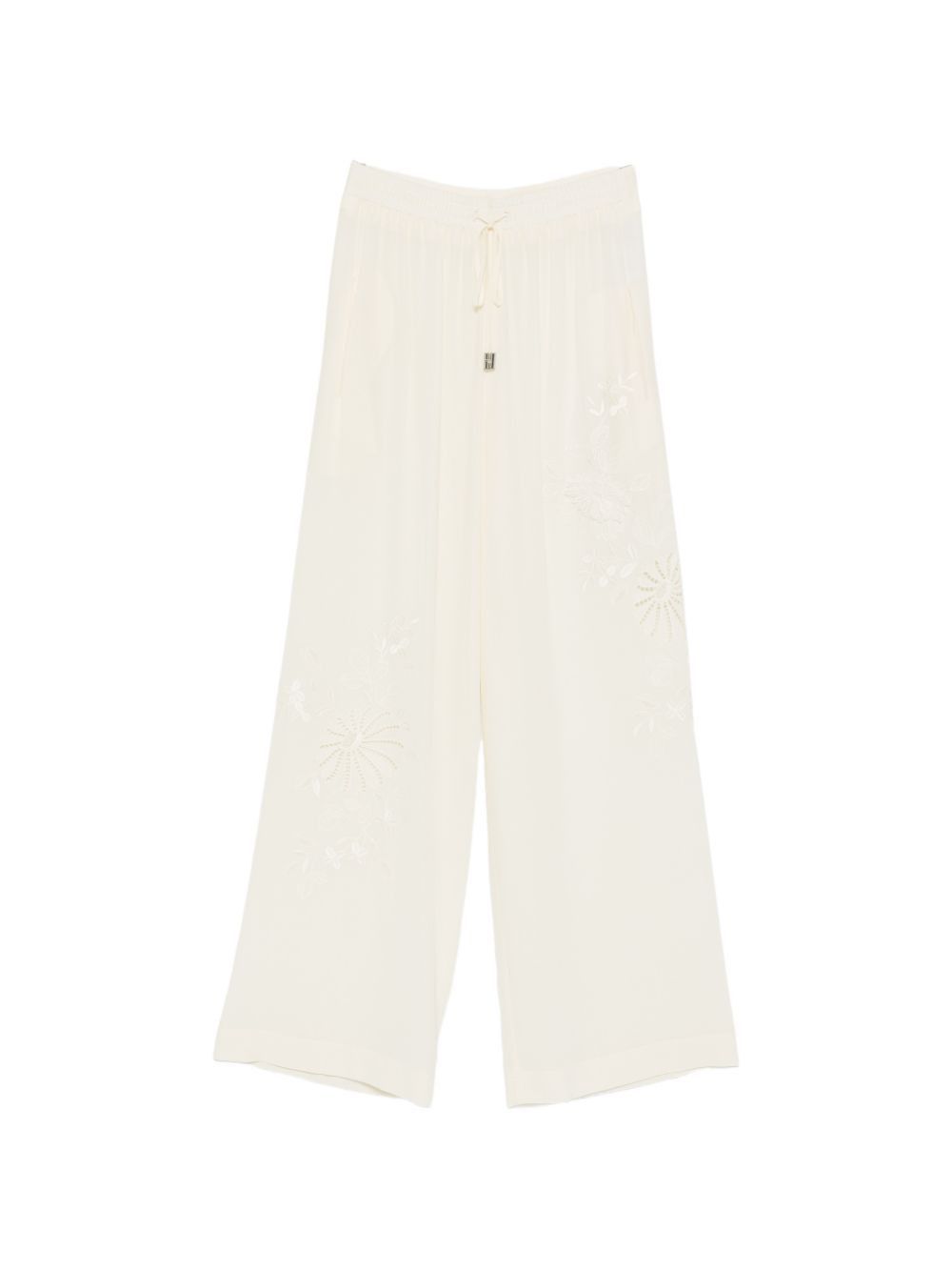 Ermanno Scervino SILK PAJAMA TROUSERS Size 28" / US 6 / IT 42 - 1 Thumbnail