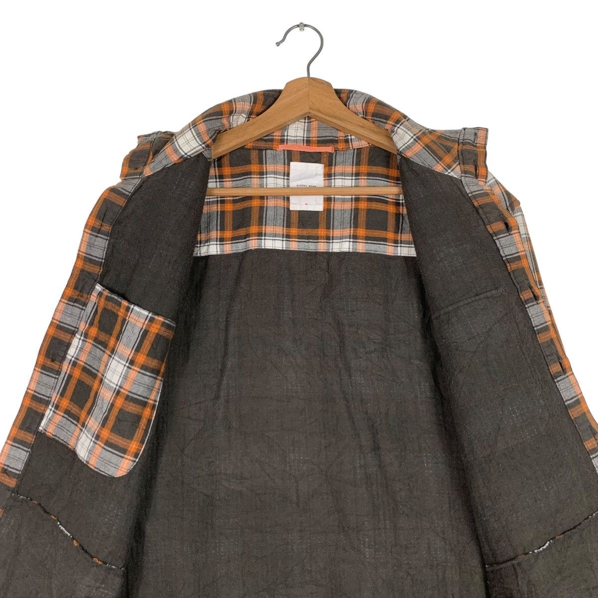 Global Work GLOBAL WORK Checked Plaid Tartan Flannel Jacket #0572-C26 Size US M / EU 48-50 / 2 - 10 Thumbnail