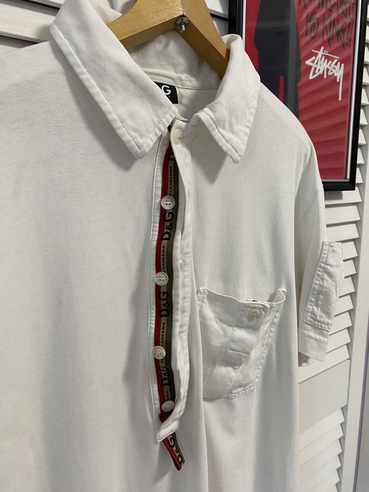 Dolce & Gabbana × Vintage Vintage Shirt Polo Dolce Gabbana Multi pocket Monogrammed Size US M / EU 48-50 / 2 - 11 Thumbnail