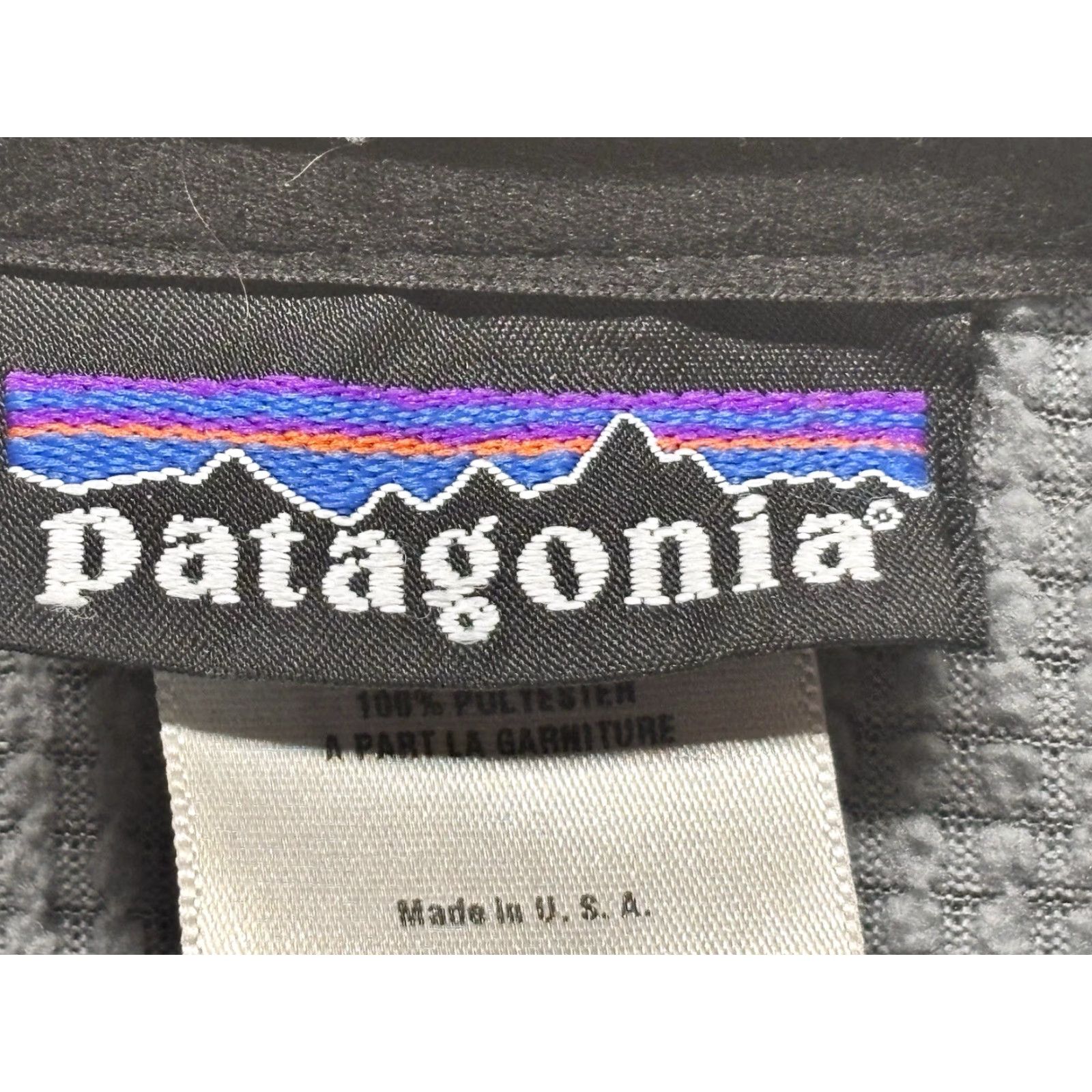 Patagonia Vtg Patagonia R4 Fleece Jacket Sz Large Men’s Black Full Zip Made USA READ Size US L / EU 52-54 / 3 - 7 Thumbnail