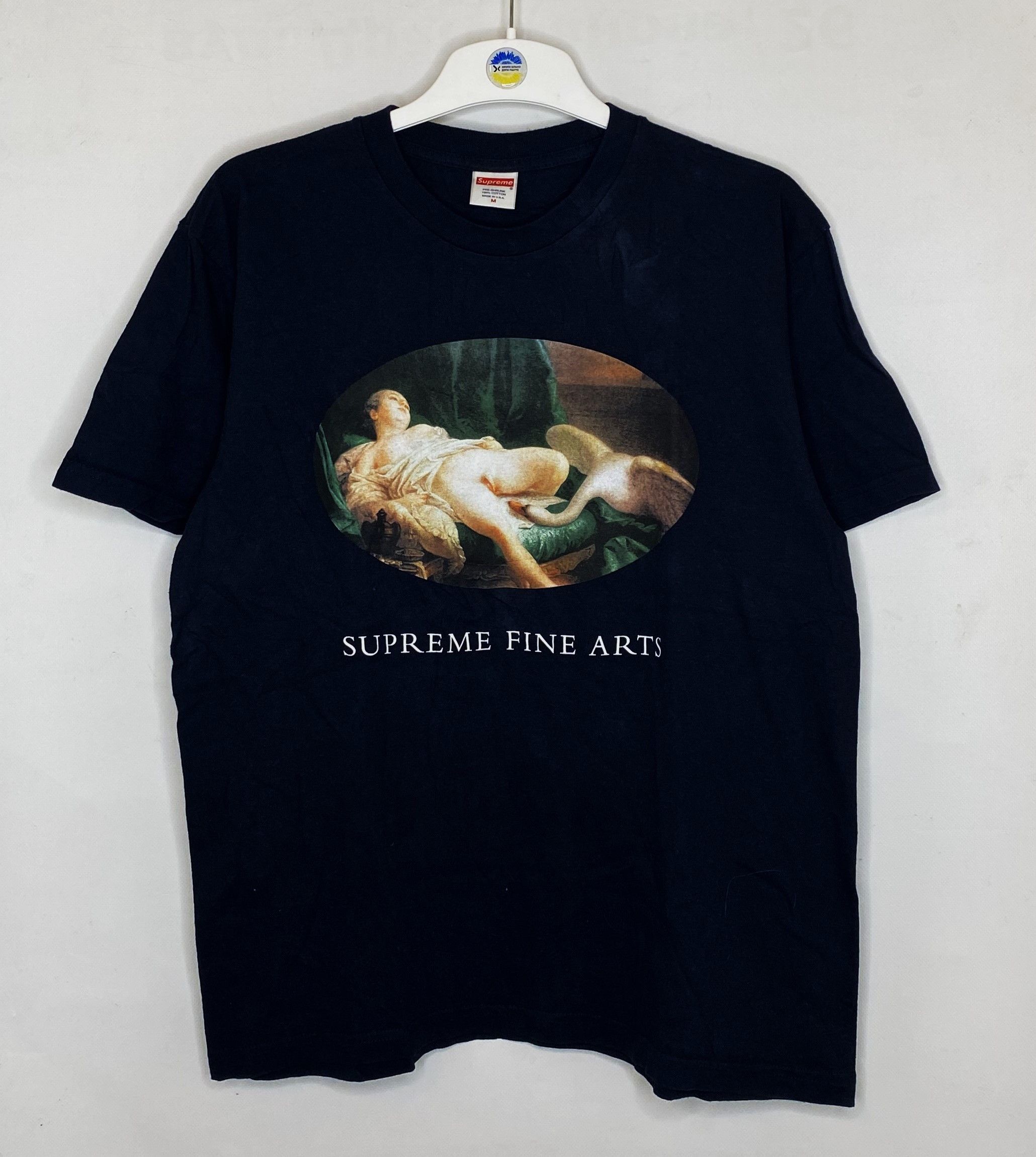 Supreme SUPREME LEDA AND THE SWAN FINE ARTS BLACK T SHIRT SIZE M Size US M / EU 48-50 / 2 - 1 Thumbnail