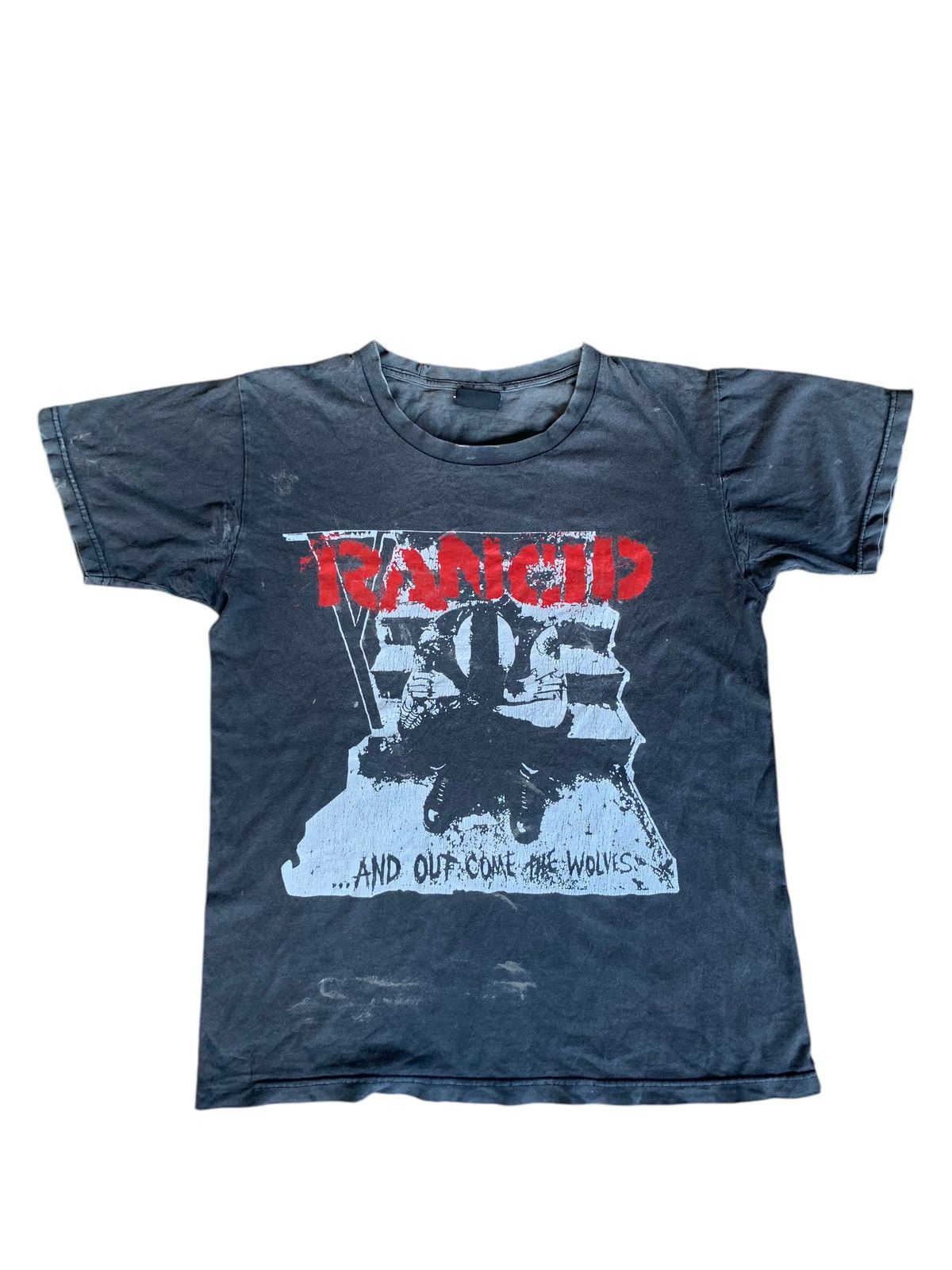 Band Tees × Vintage VINTAGE RANCID PUNK SUNFADED WALL OF FAME DISTRESSED SHIRT Size US S / EU 44-46 / 1 - 3 Thumbnail