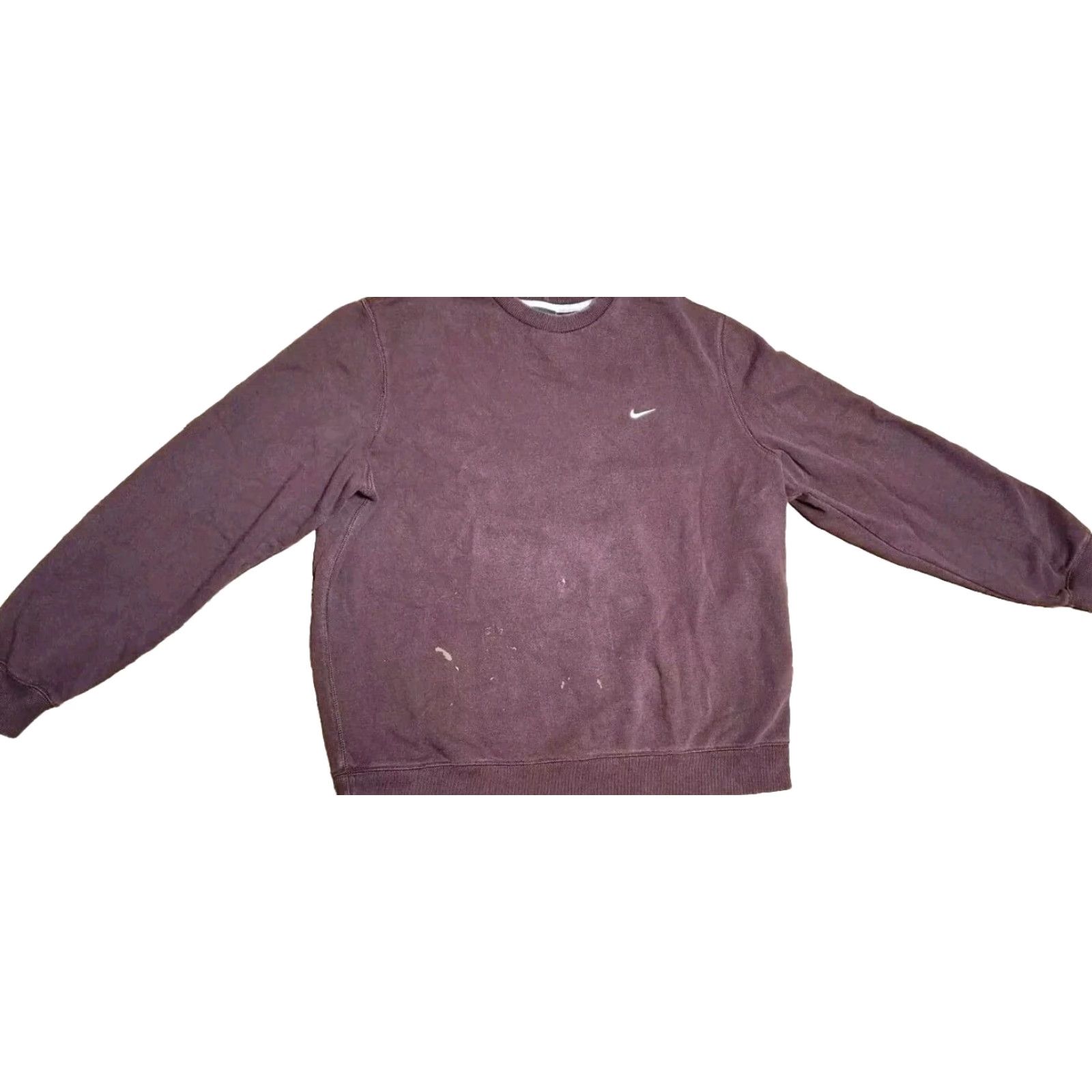 Nike VINTAGE Nike Sweatshirt Men's 2XL Purple Embroidered Swoosh Crewneck Size US XXL / EU 58 / 5 - 2 Thumbnail