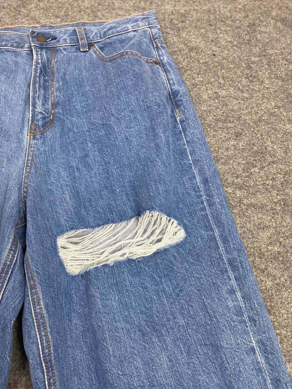 GU G.U japanese brand distressed denim nice design Size US 34 / EU 50 - 6 Thumbnail