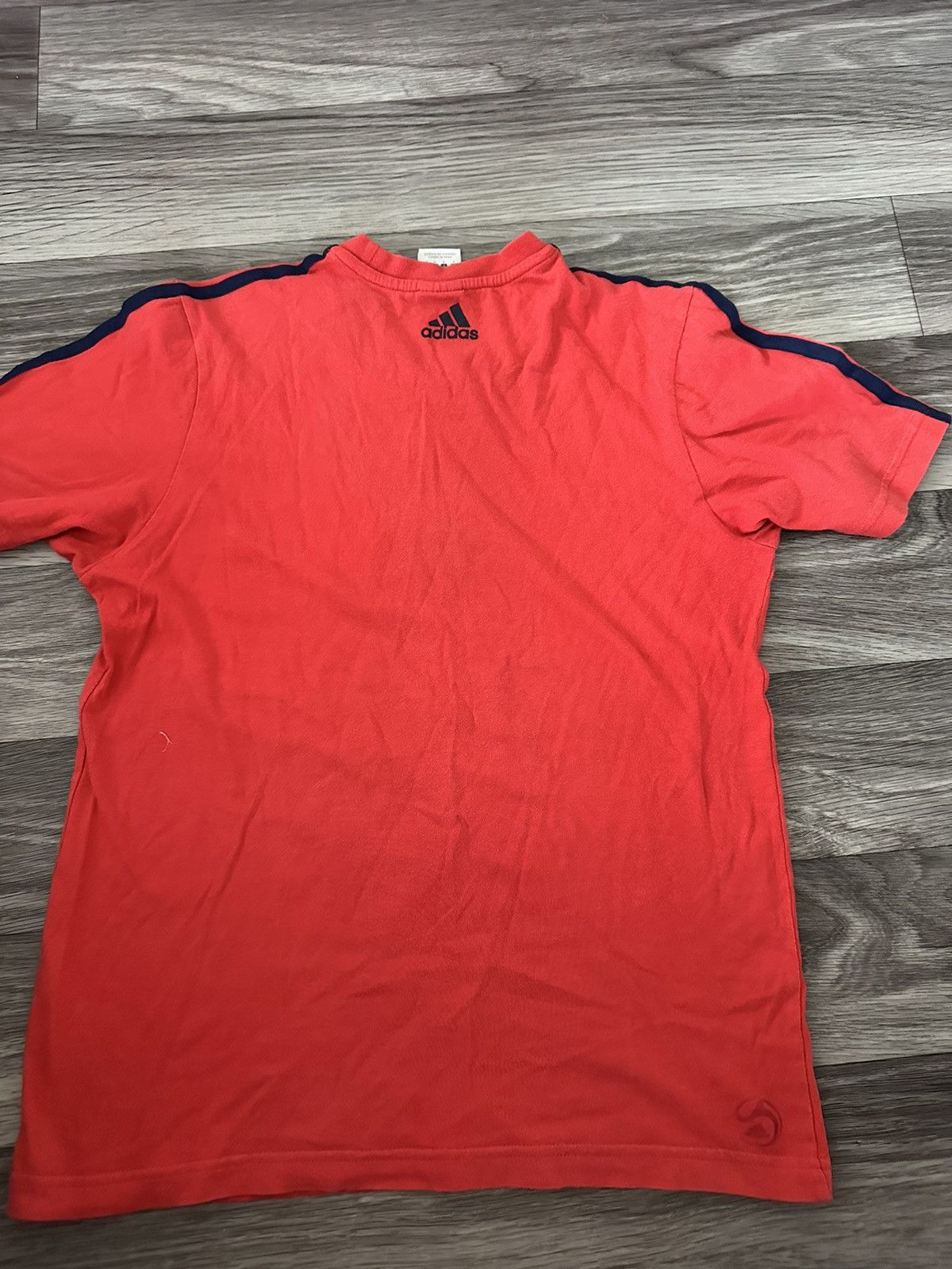 Adidas × Vintage Vintage Adidas 2008 France y2k T shirt Big Logo hype Size US S / EU 44-46 / 1 - 7 Thumbnail
