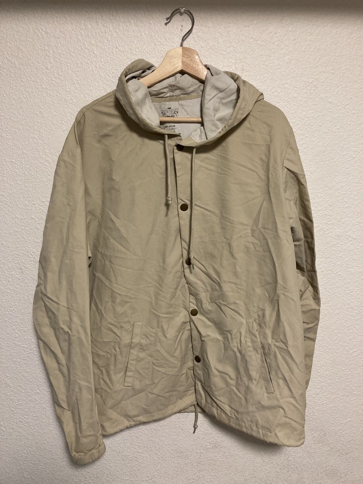 Flatbush Zombies × Rap Tees Flatbush Zombies Windbreaker Jacket Khaki Size US L / EU 52-54 / 3 - 1 Thumbnail