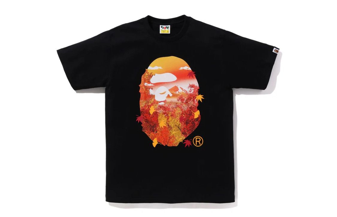 Bape Autumn Ape Head Tee Size US XL / EU 56 / 4 - 1 Thumbnail